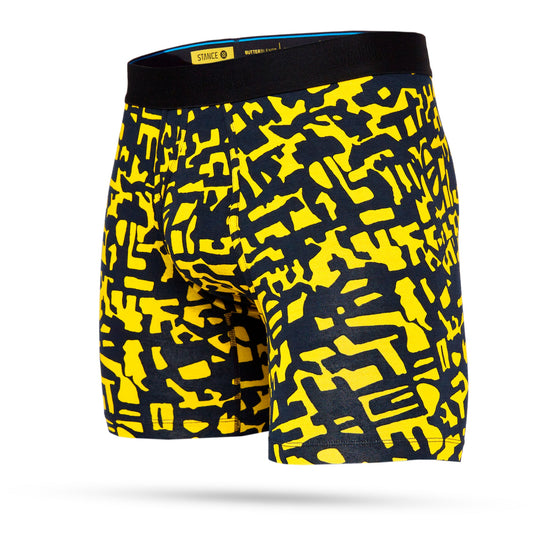 Stance Engraved Boxer Brief Yellow