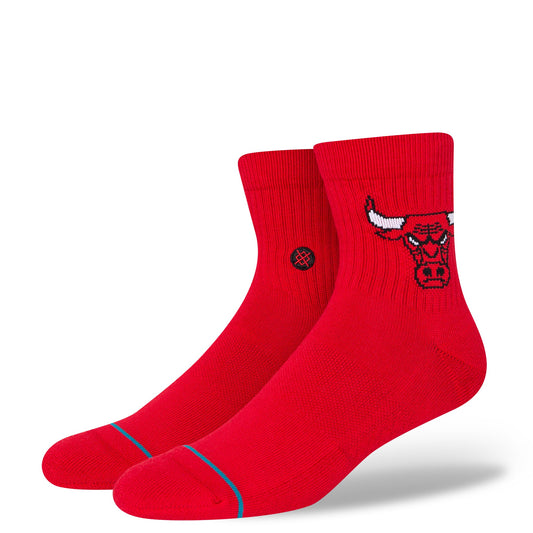 Stance Bulls Quarter Sock Red