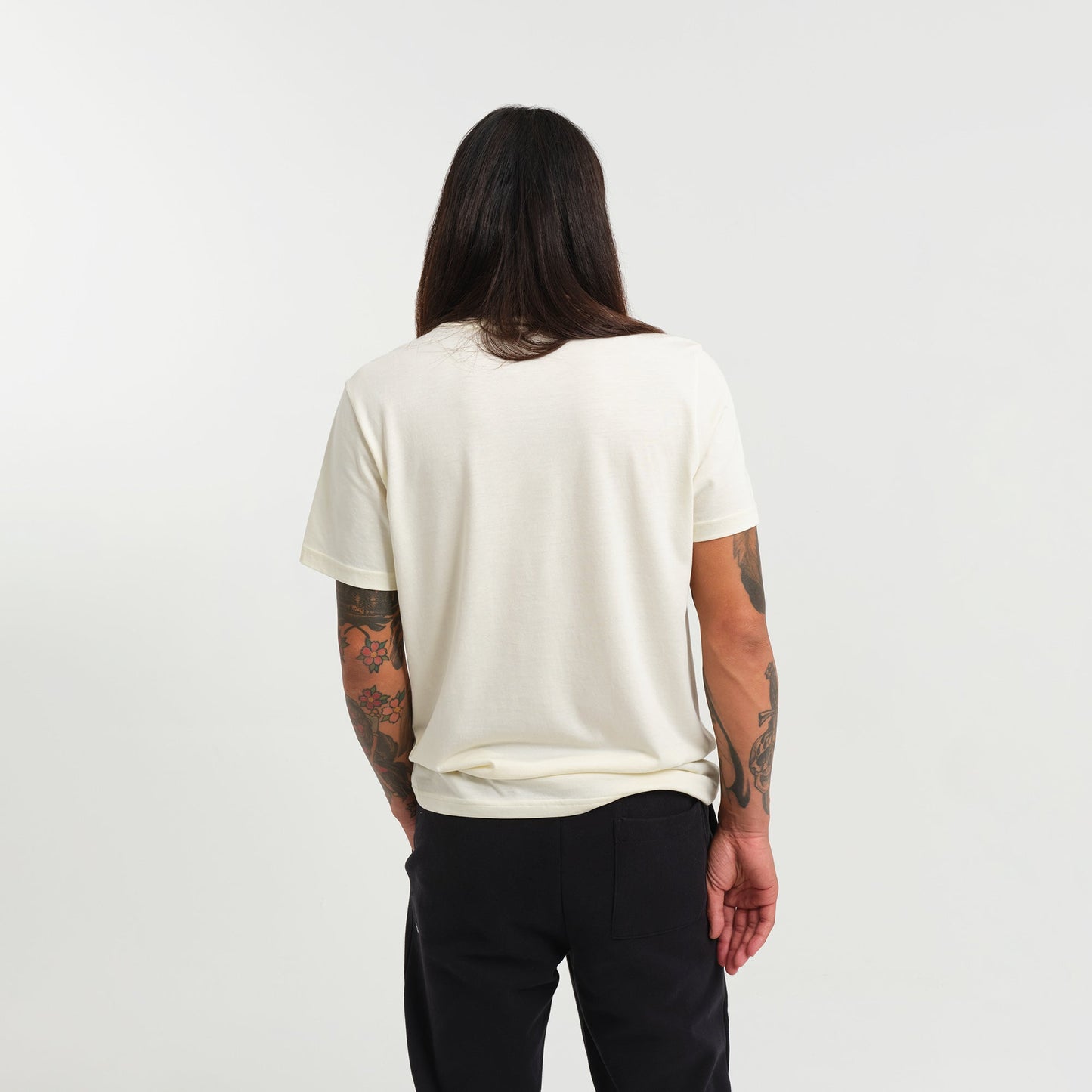 Stance Butter Blend T-Shirt Cream |model