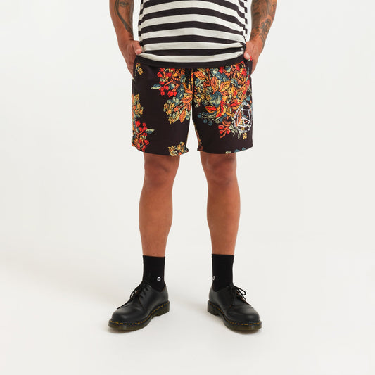 Stance Complex Athletic Short Black Yellow |model