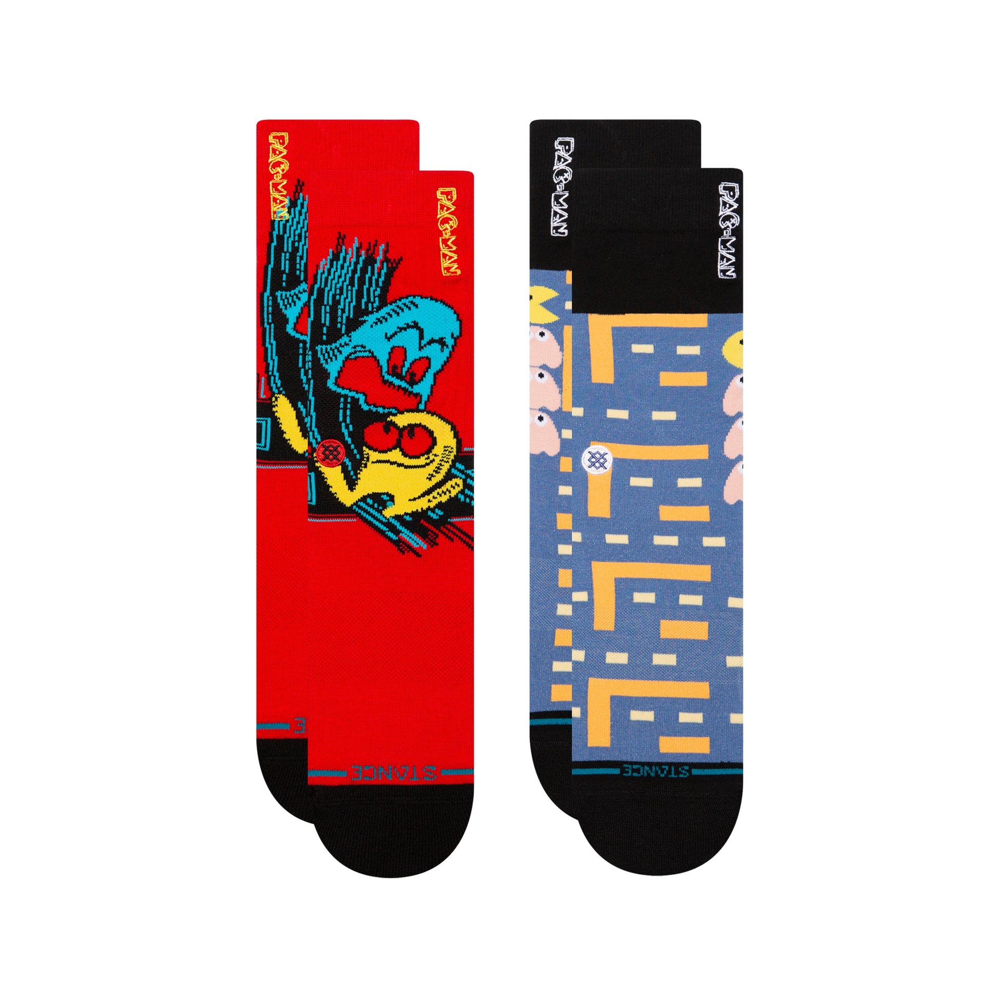 Stance PAC MAN CREW SOCK 2 PACK Multi