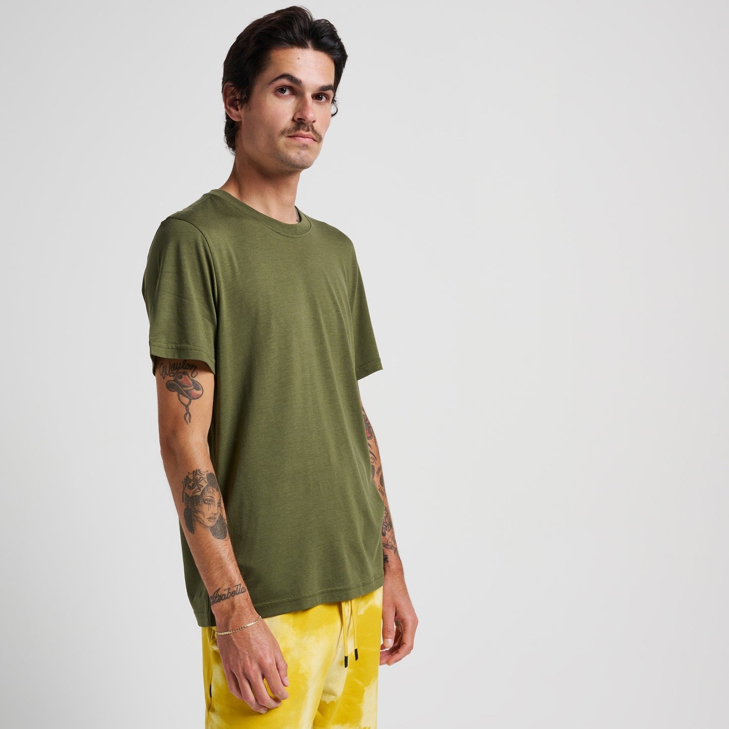 Stance Standard Crew T-Shirt Olive |model