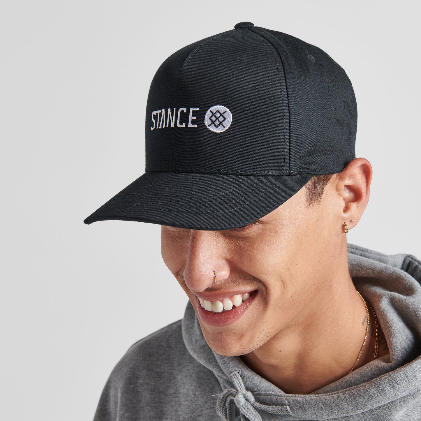 Stance ICON SNAPBACK HAT Black |model