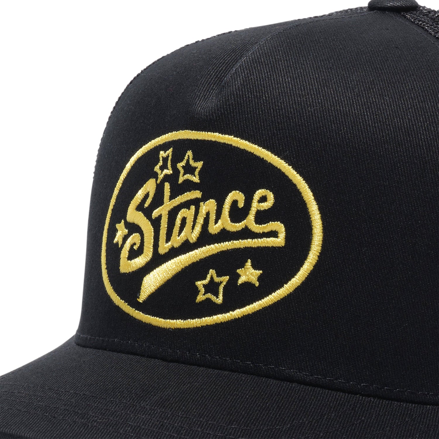 Stance Icon Trucker Hat Black Yellow