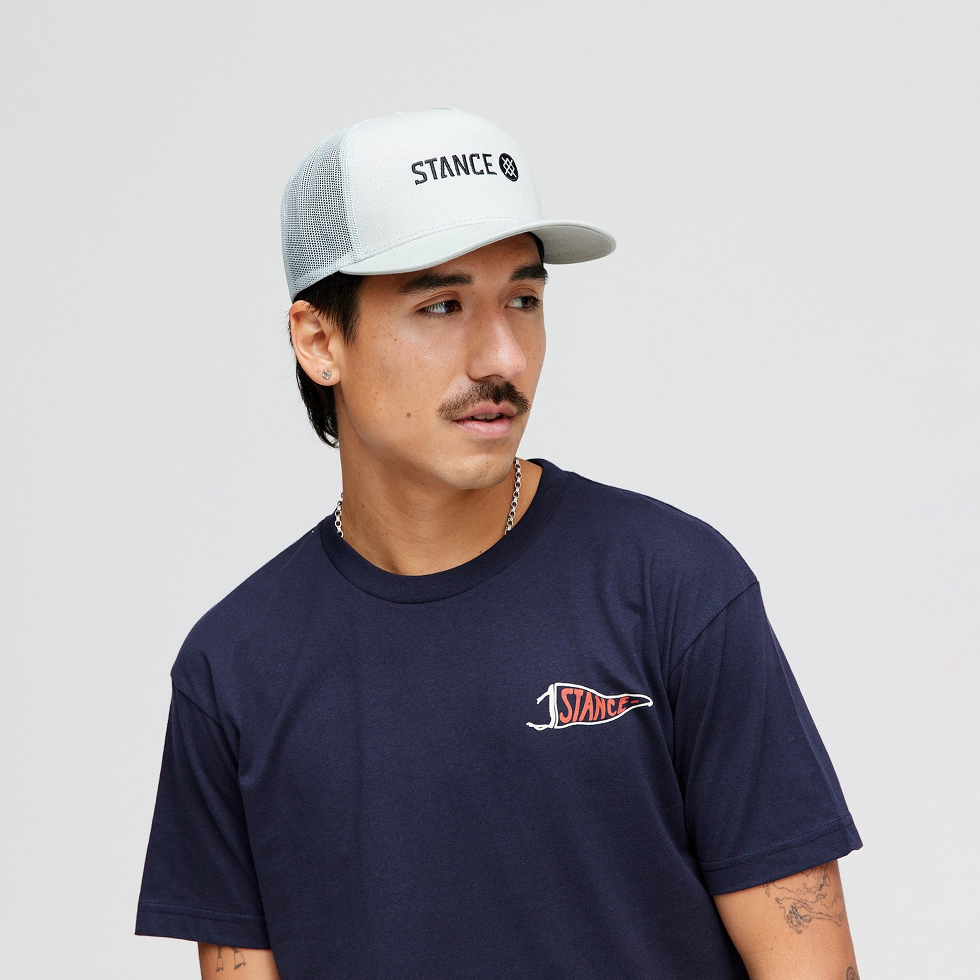 Stance Icon Trucker Hat Pale Blue