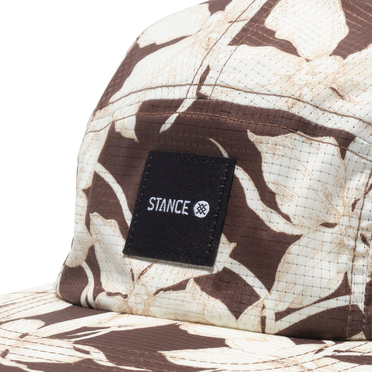 Stance Kinetic Adjustable Cap White Brown
