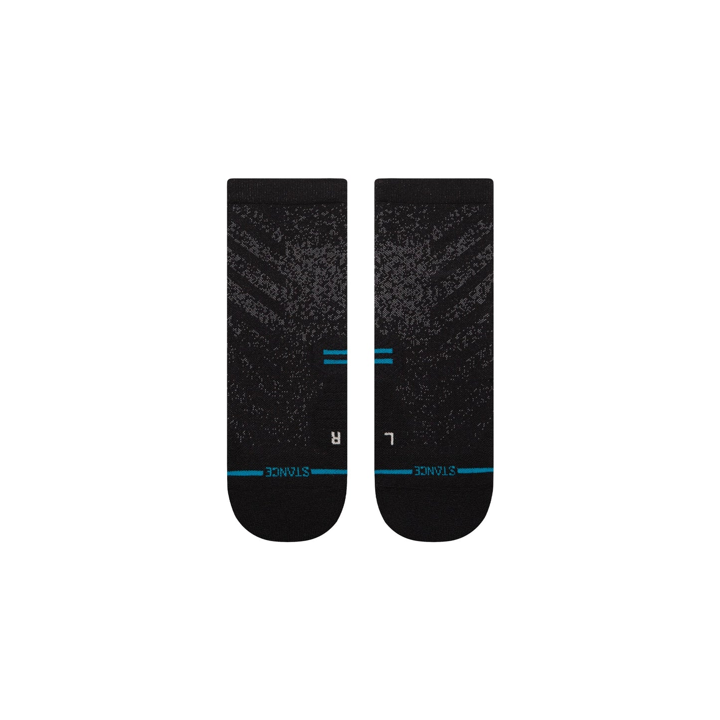 Stance Run Light Quarter Sock Black