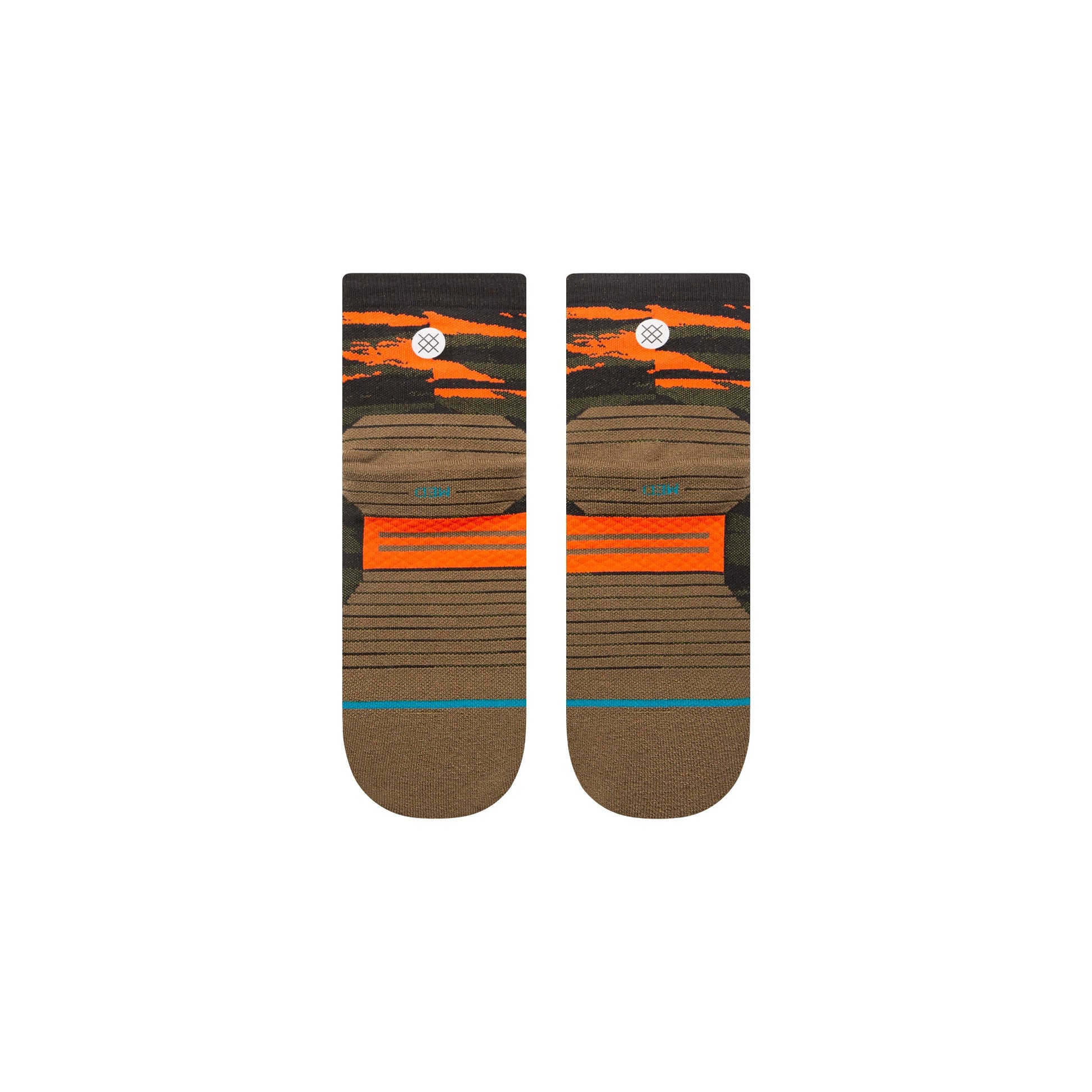 Stance Primal Light Quarter Sock Olive