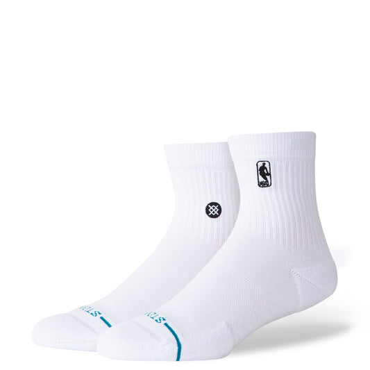 Stance Logoman Quarter Sock White