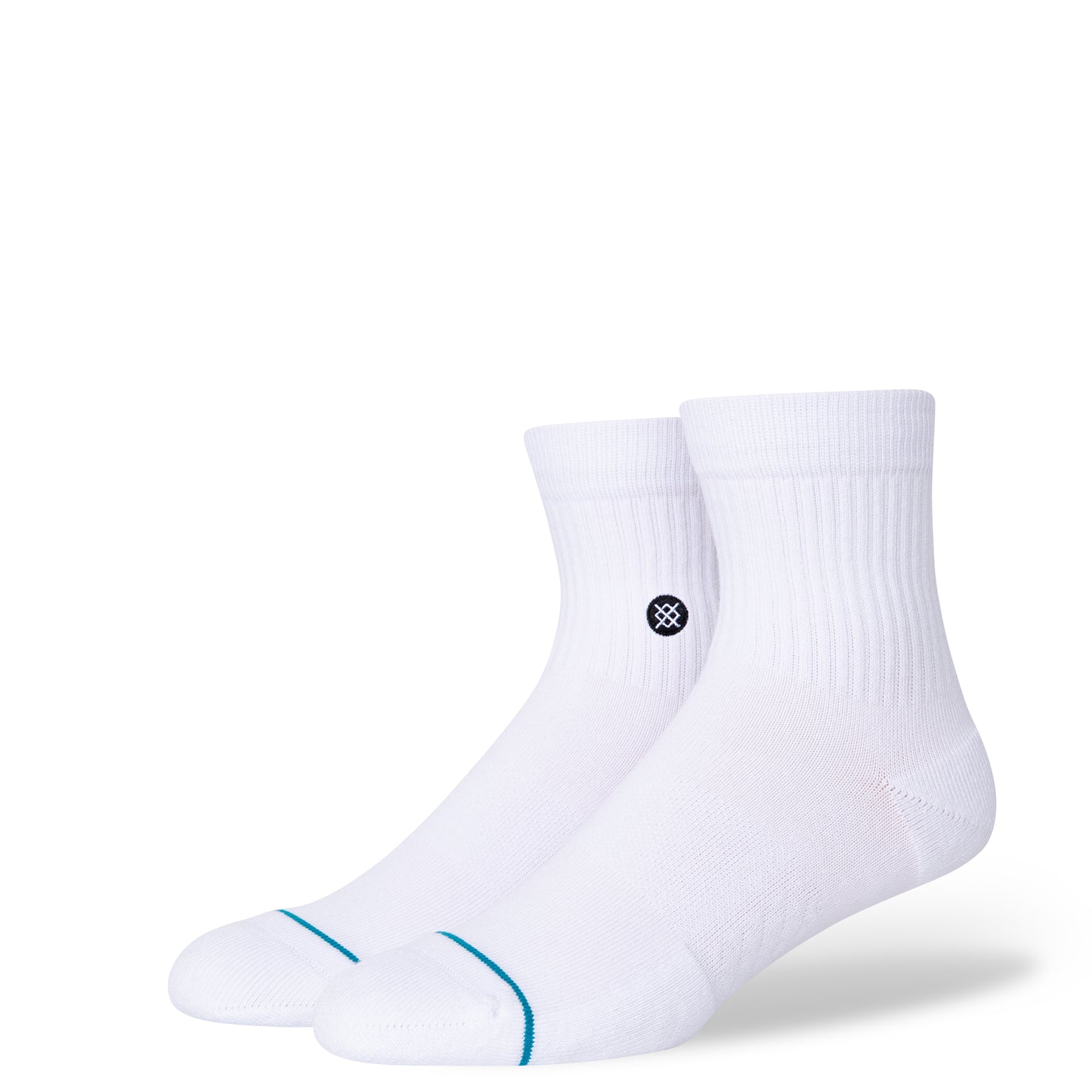 Stance Icon Quarter Sock White