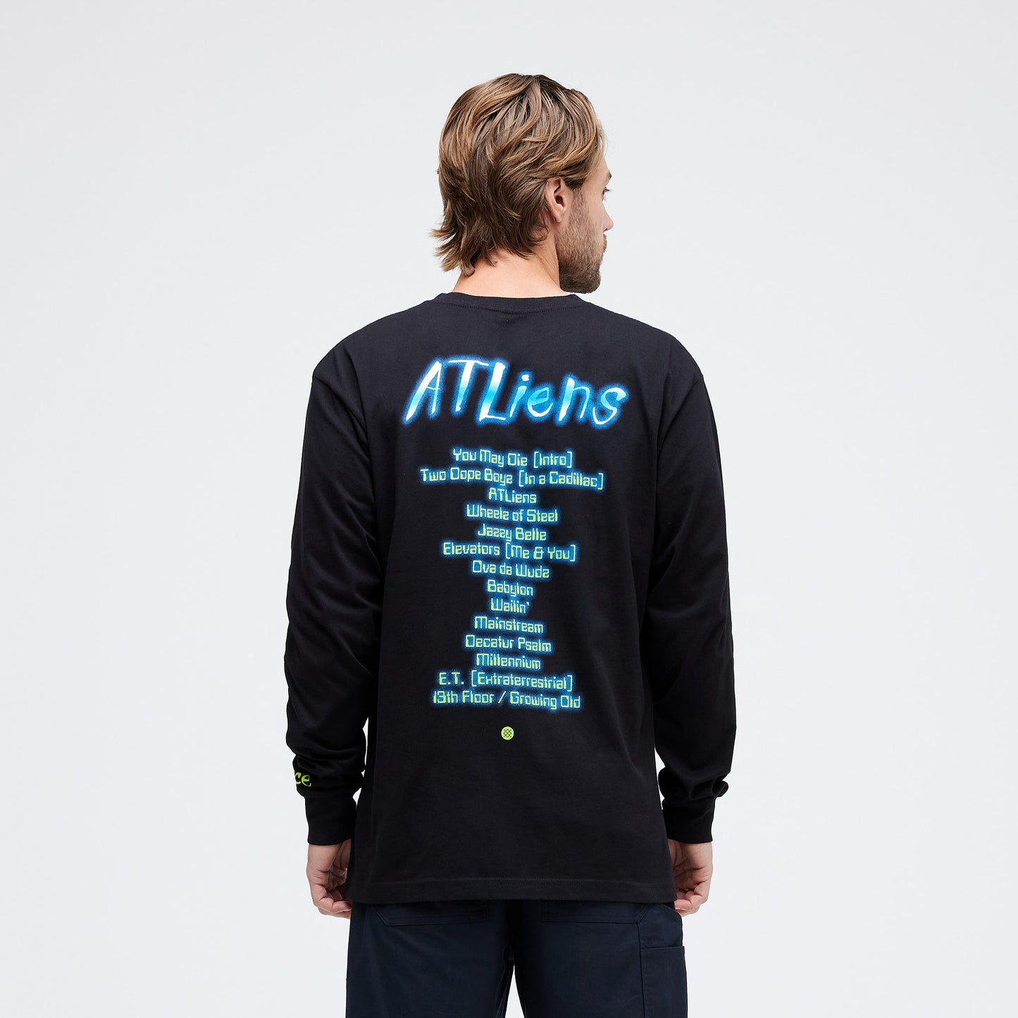 Stance Outkast Long Sleeve T-Shirt Black |model