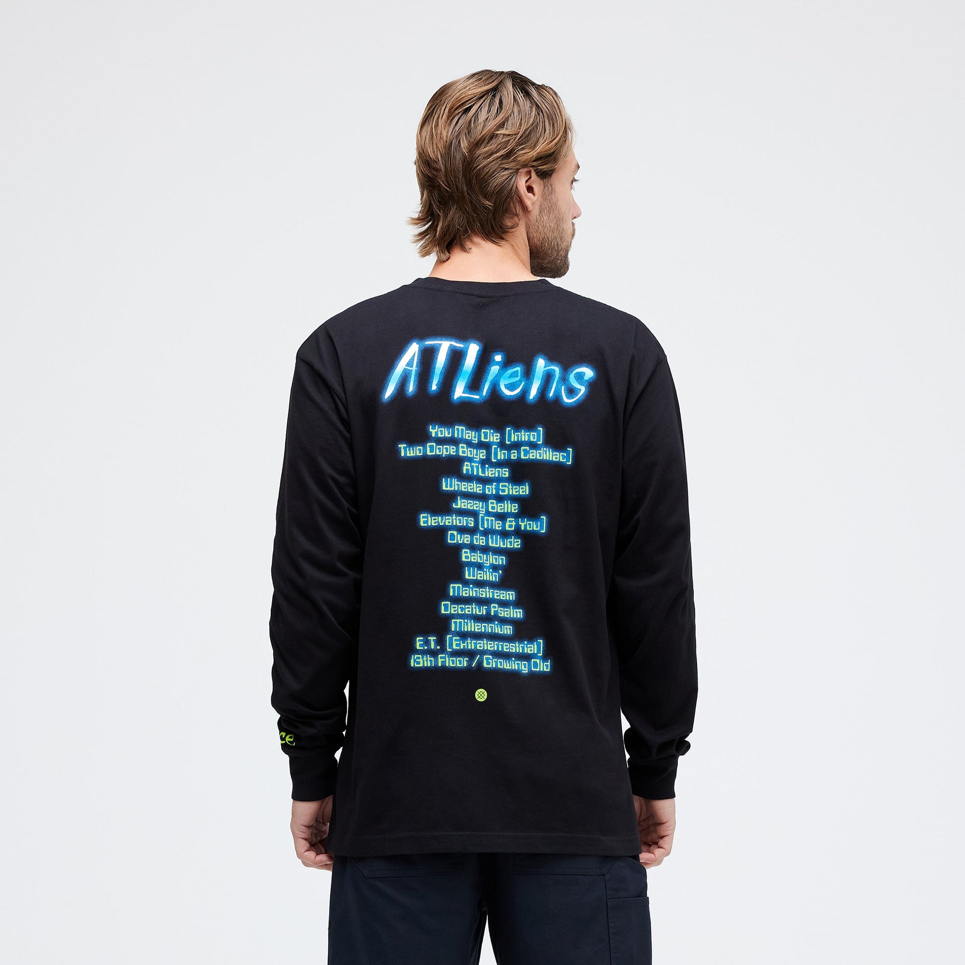 Stance Outkast Long Sleeve T-Shirt Black |model