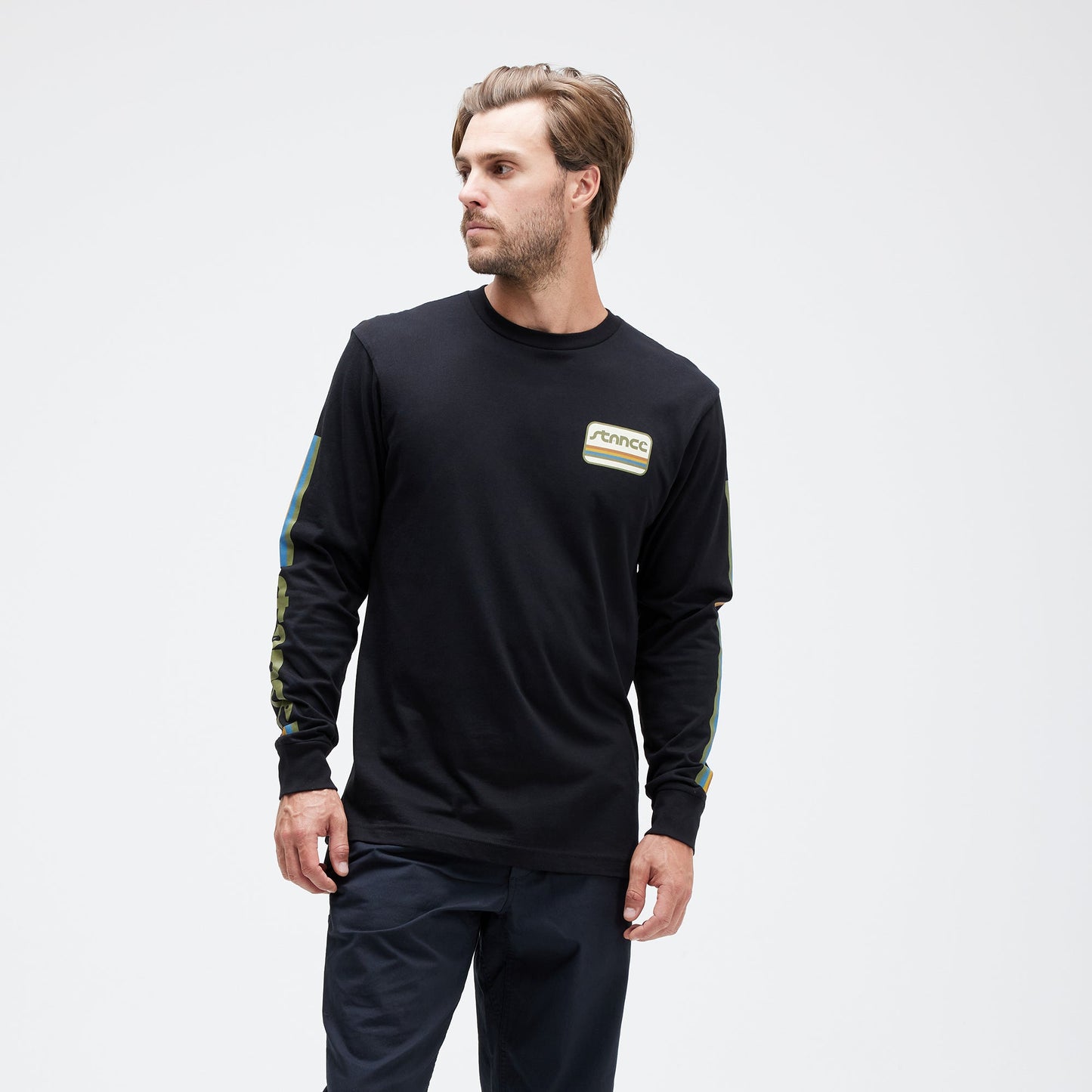 Stance Camino Long Sleeve T-Shirt Black |model