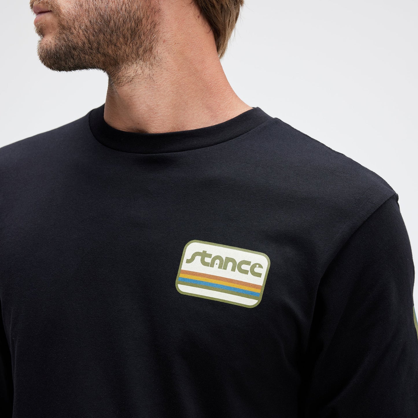 Stance Camino Long Sleeve T-Shirt Black |model