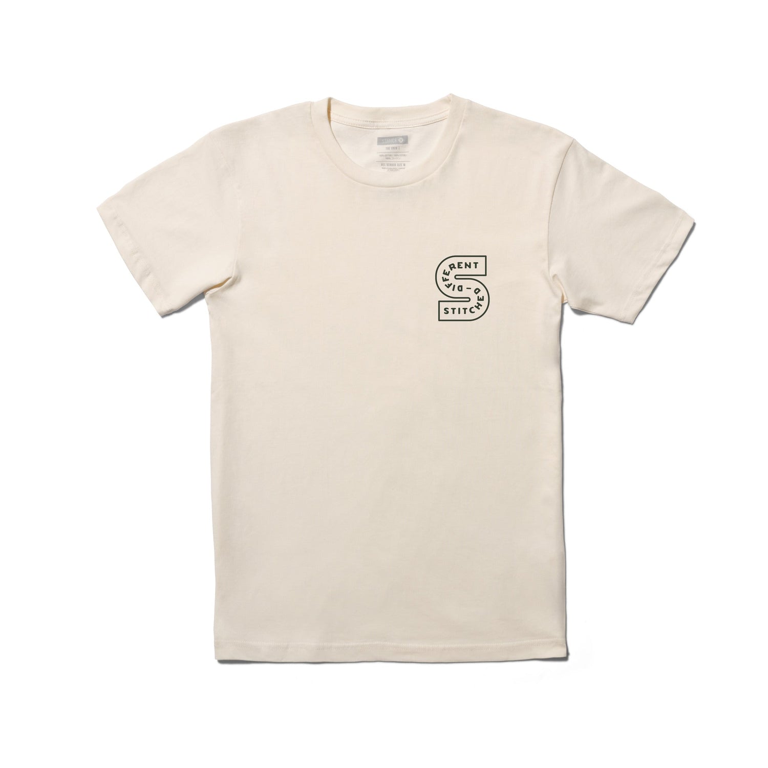 Stance Big S T-Shirt Vintage White