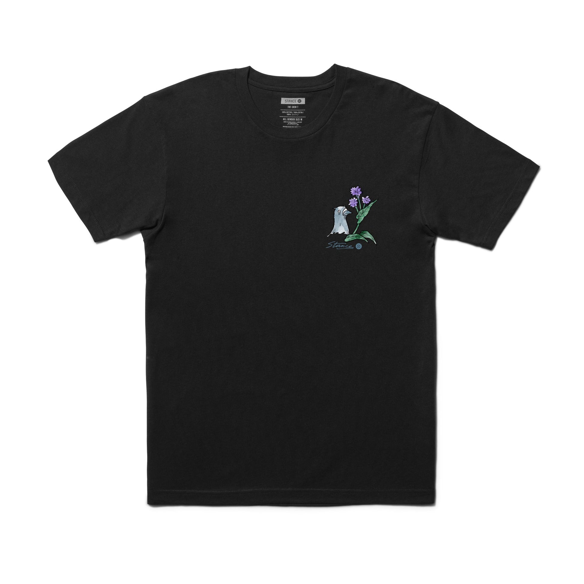 Stance Pigeon Street T-Shirt Black