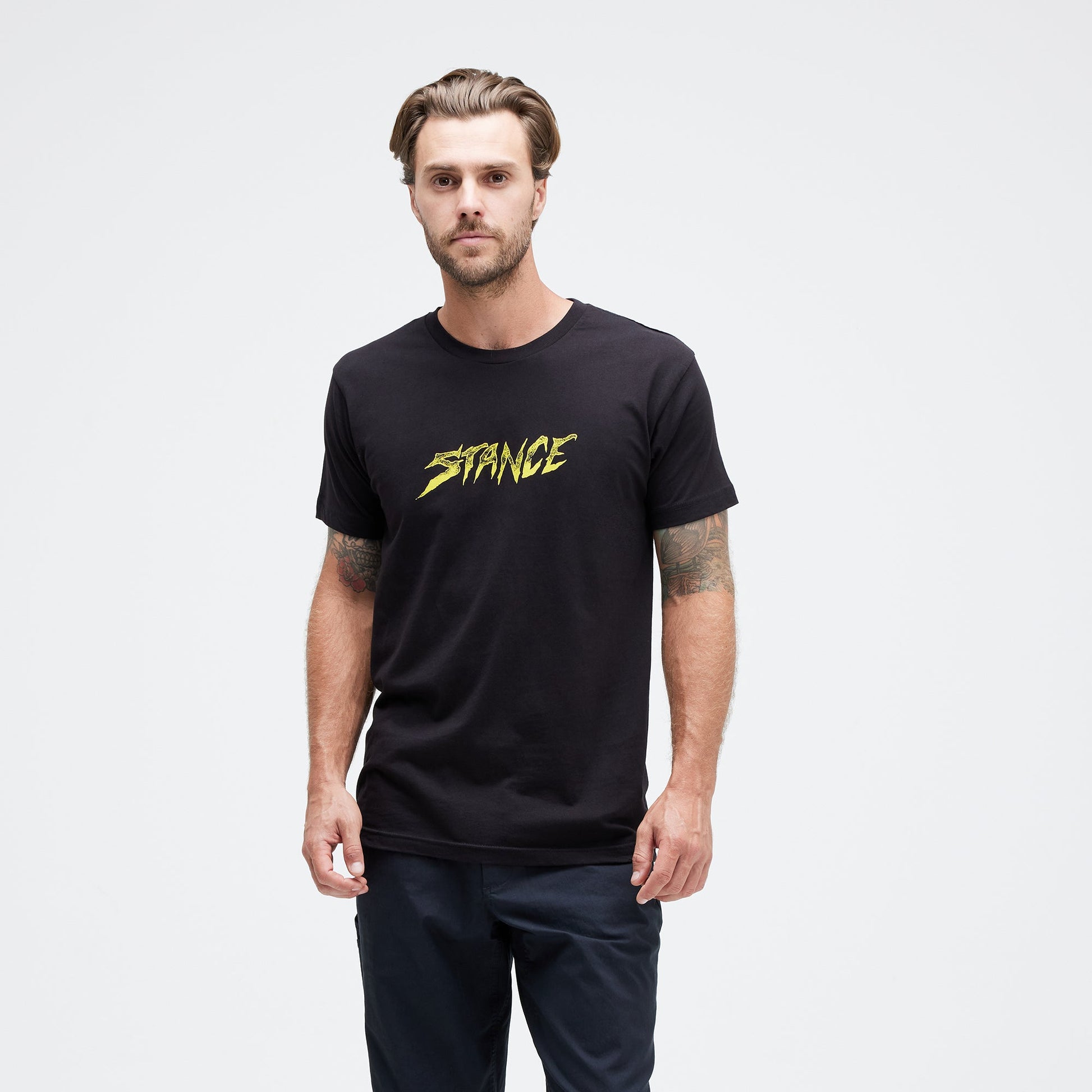 Stance Bolted T-Shirt Black |model