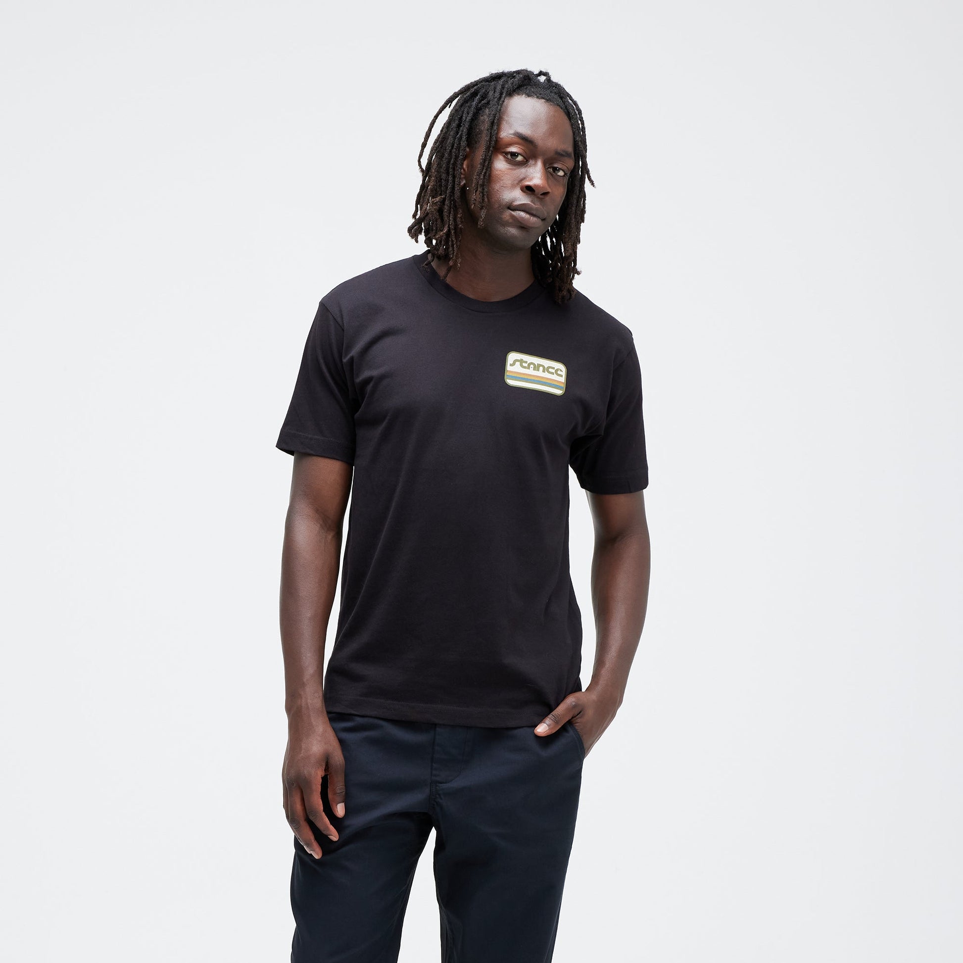 Stance Camino T-Shirt Black |model