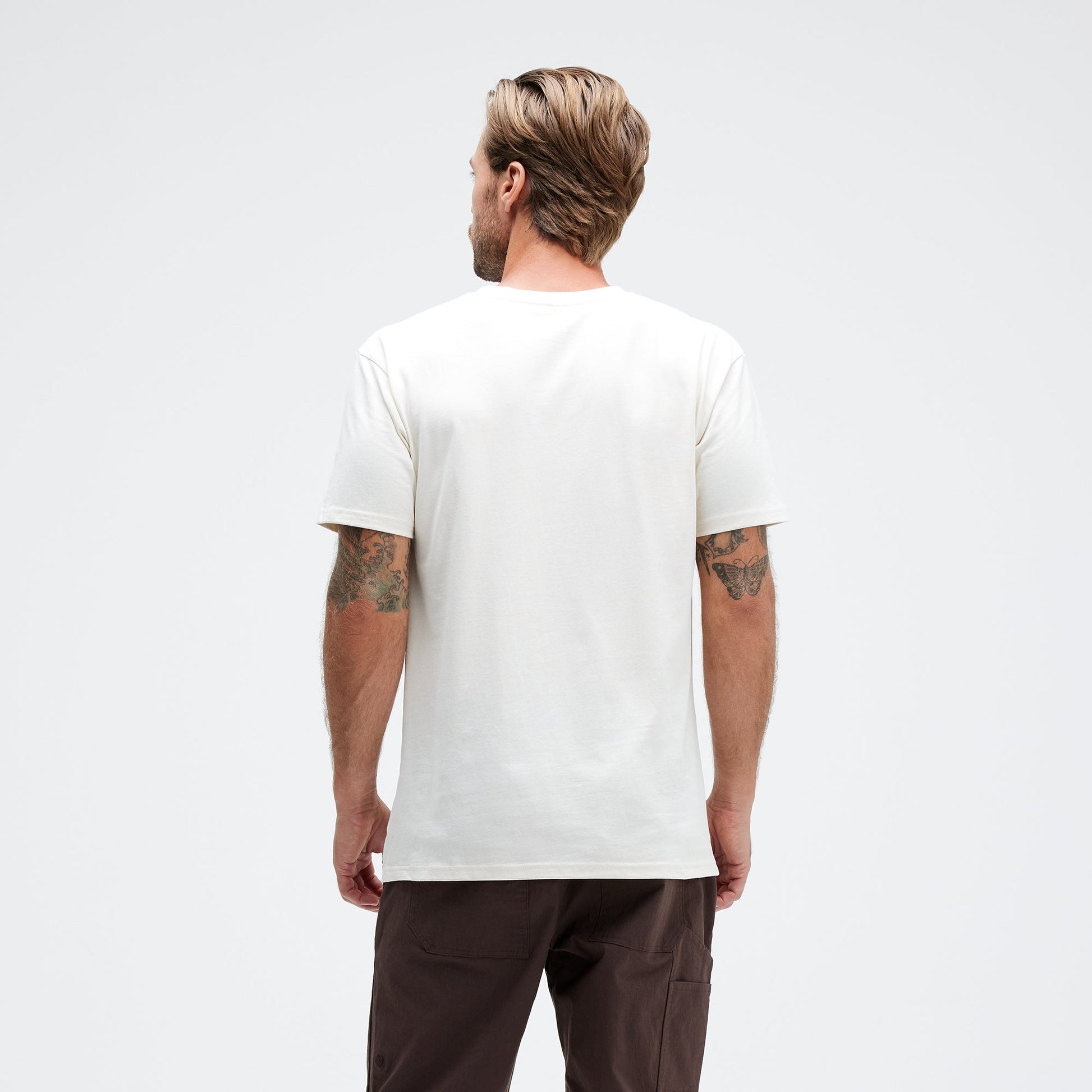 Stance Camino T-Shirt Vintage White |model