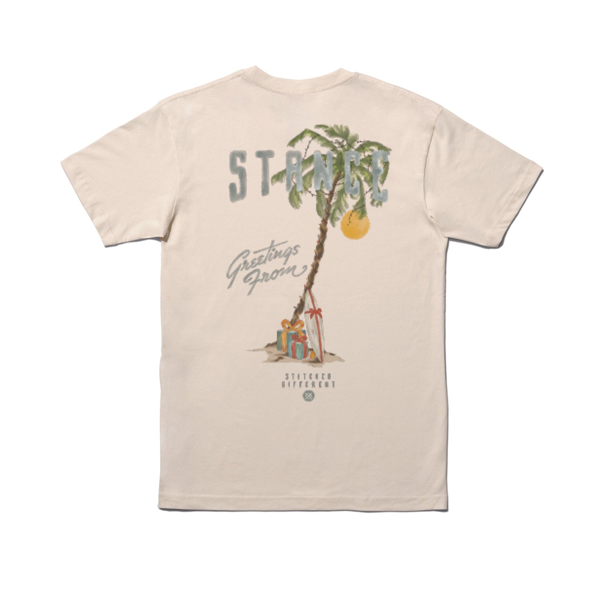 Stance Greetings From T-Shirt Vintage White |model