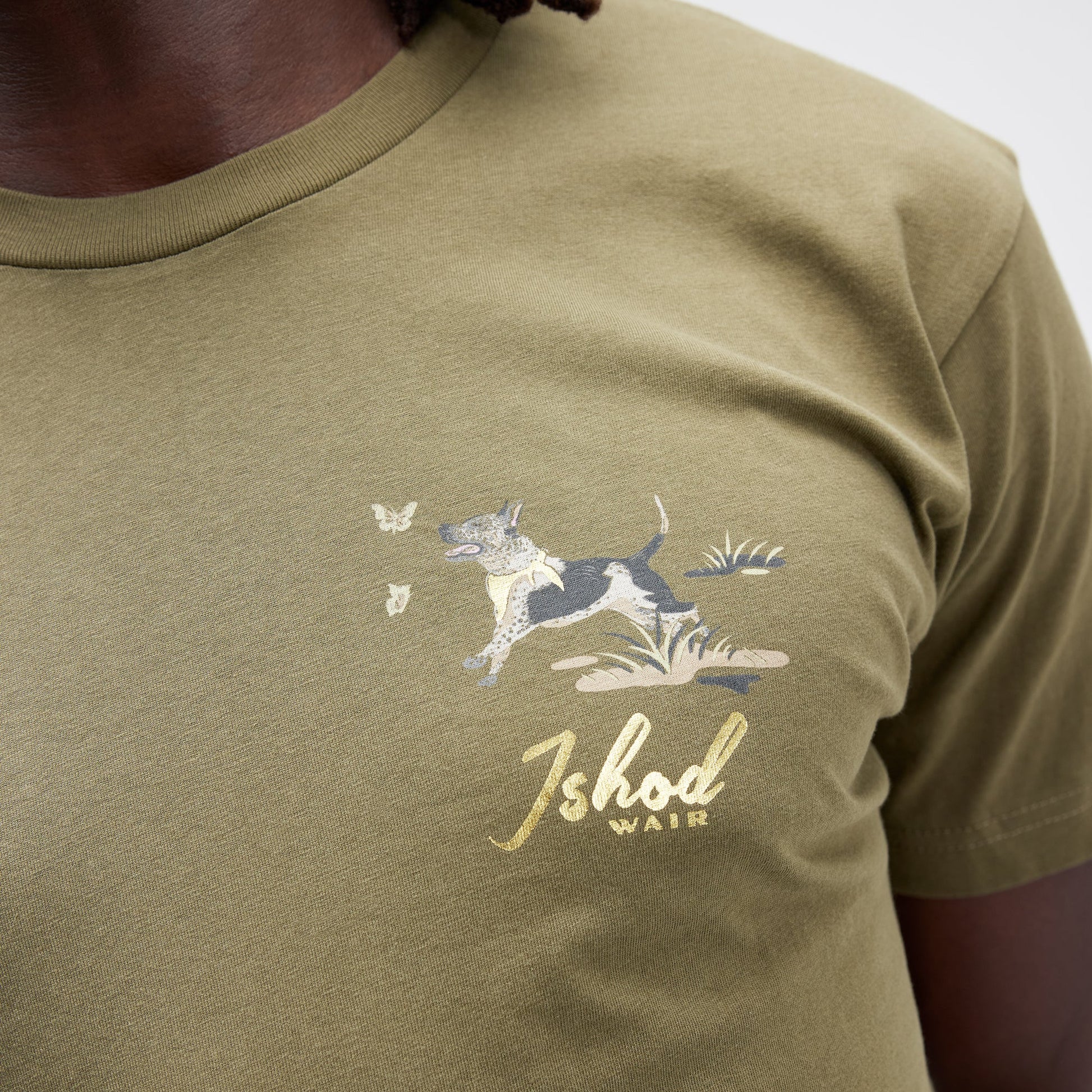 Stance Ishod T-Shirt Military Green |model