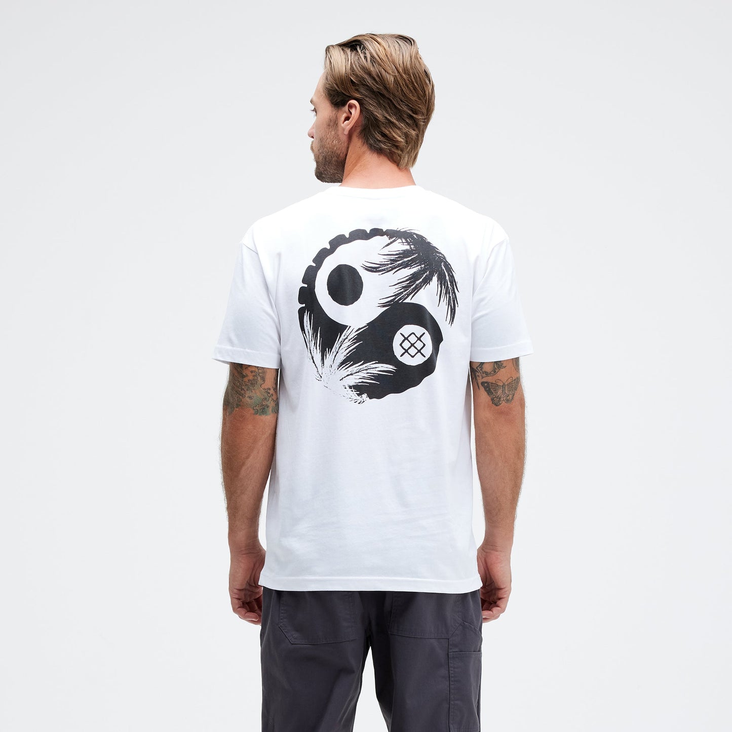 Stance Opposites T-Shirt White |model