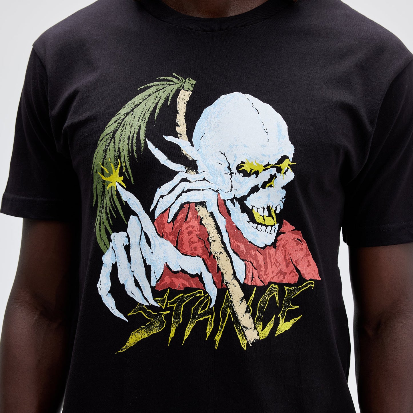 Stance Palm Slayer T-Shirt Black |model