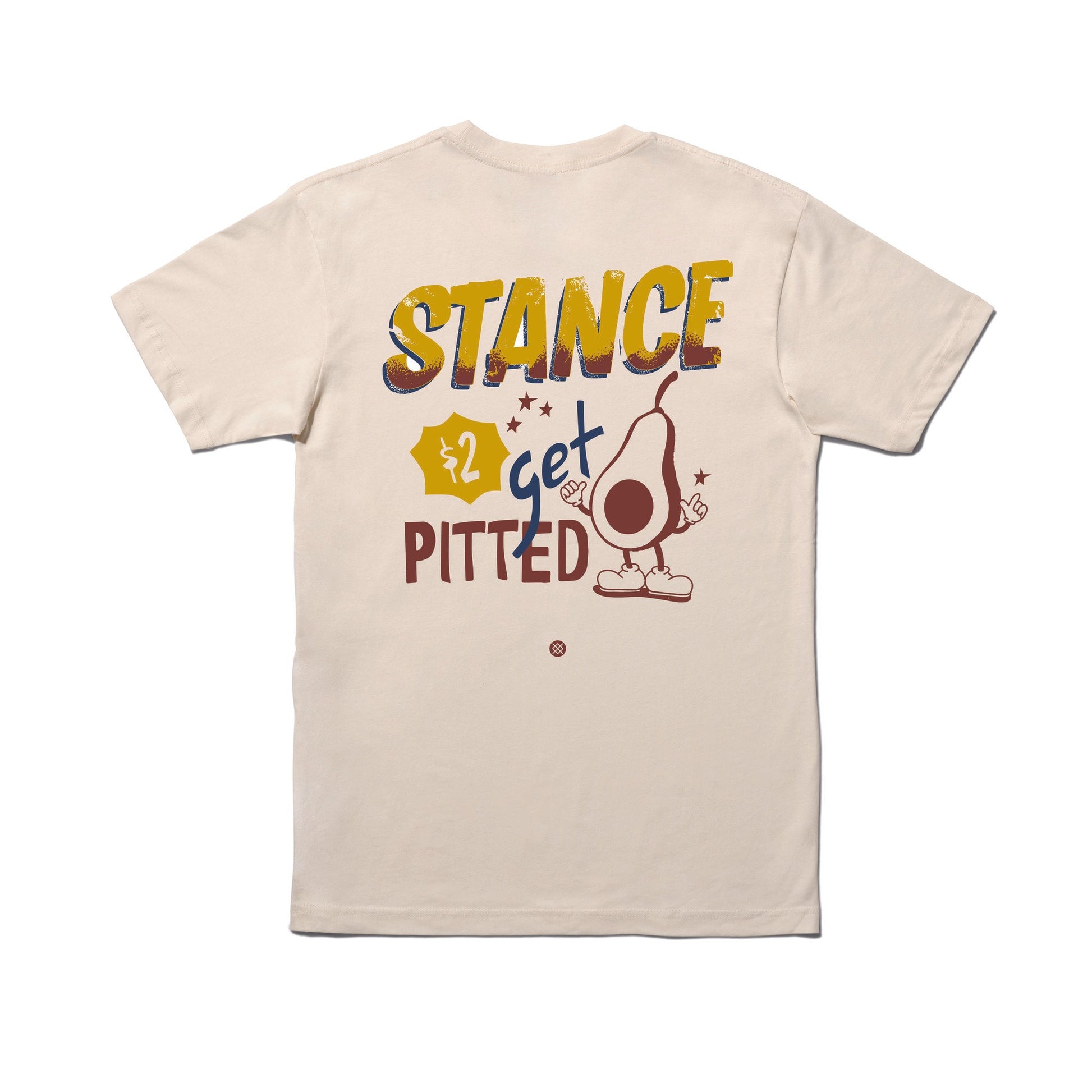 Stance Pitted T-Shirt Vintage White |model