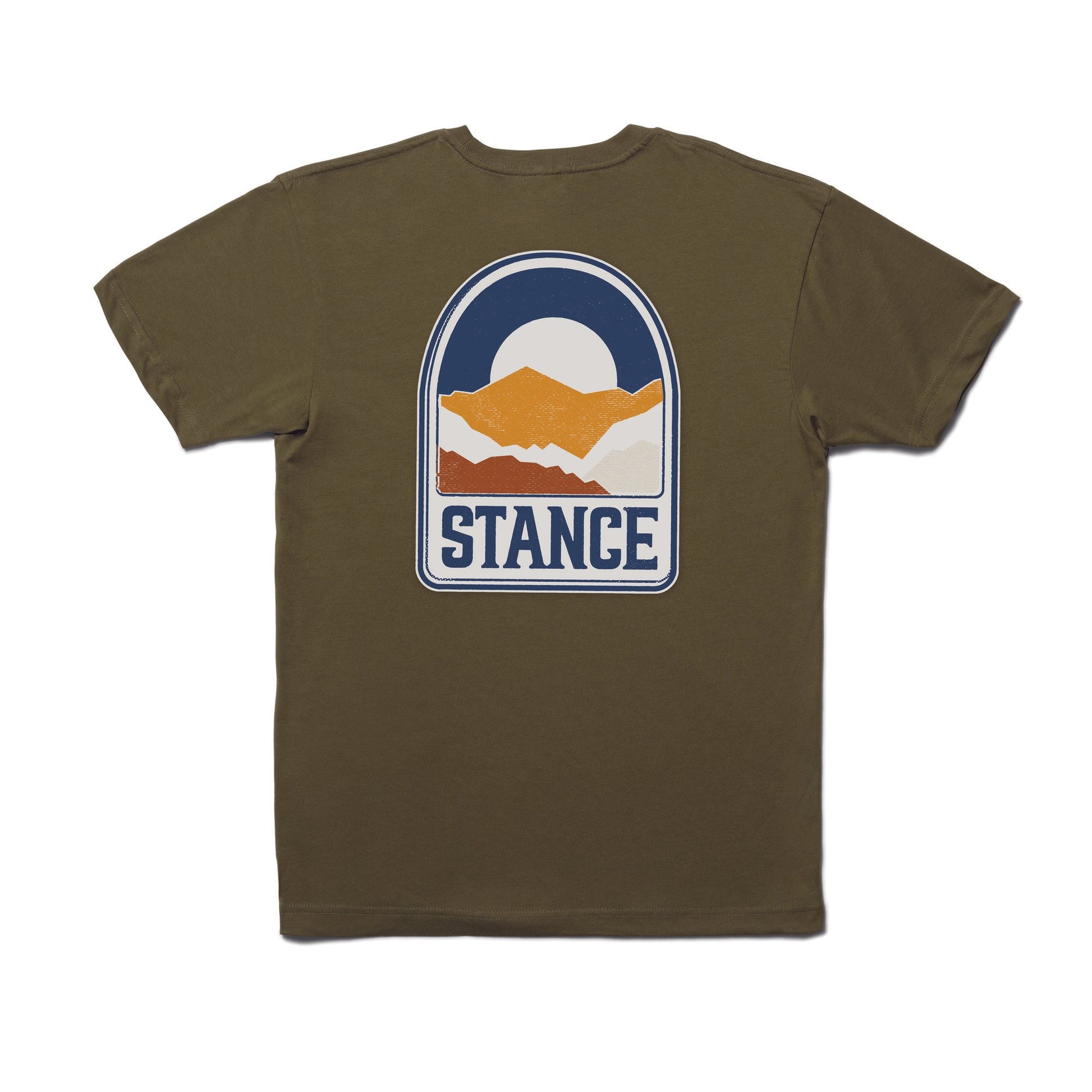 Stance Saddleback T-Shirt Military Green |model