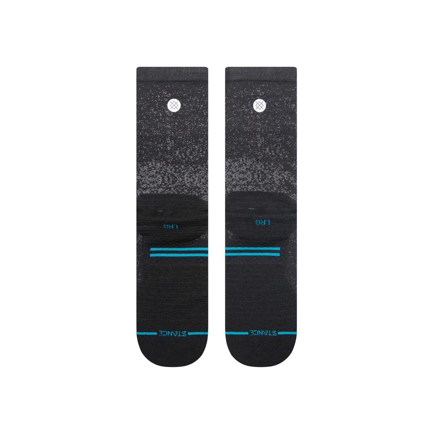 Stance Run Light Crew Sock Black