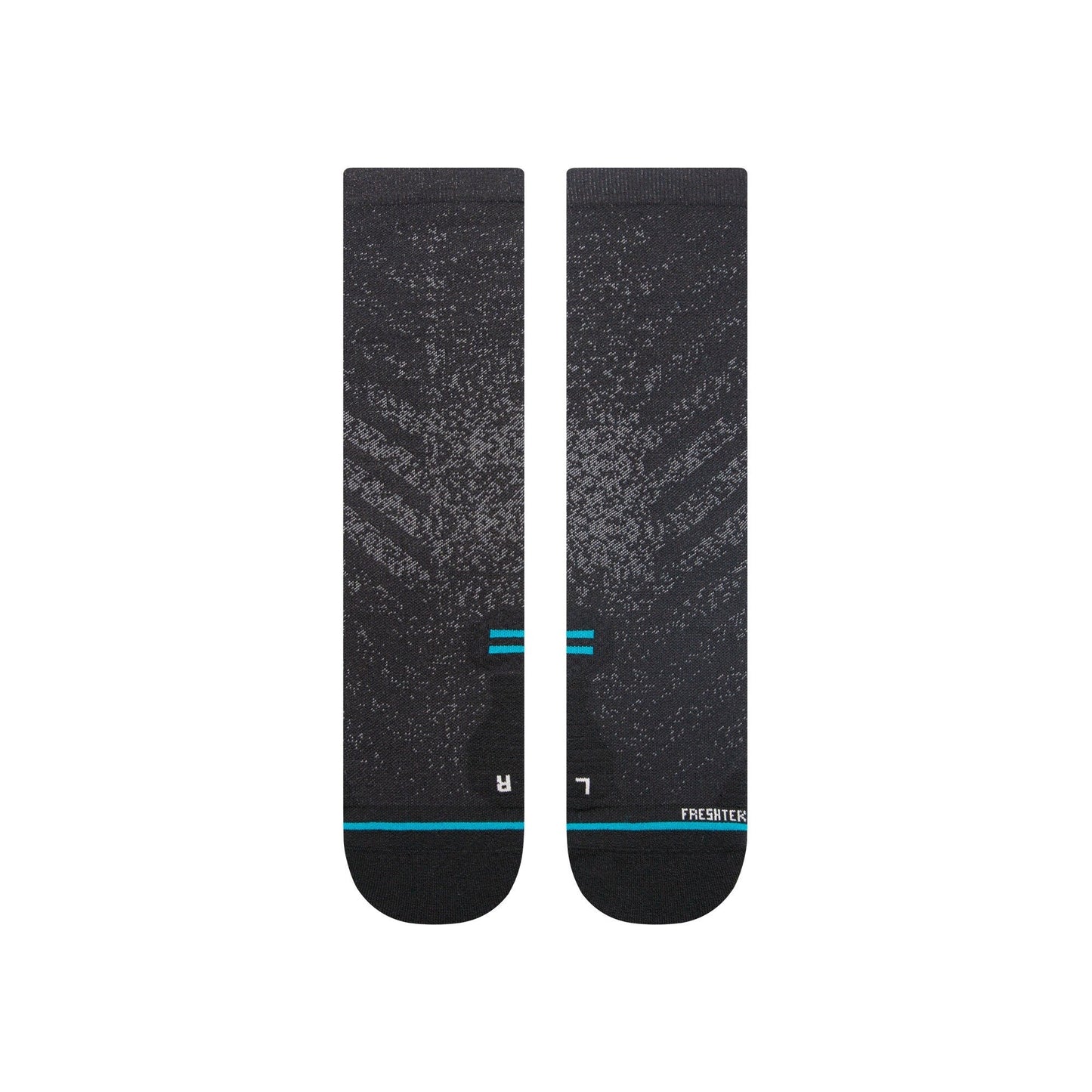 Stance Run Light Crew Sock Black