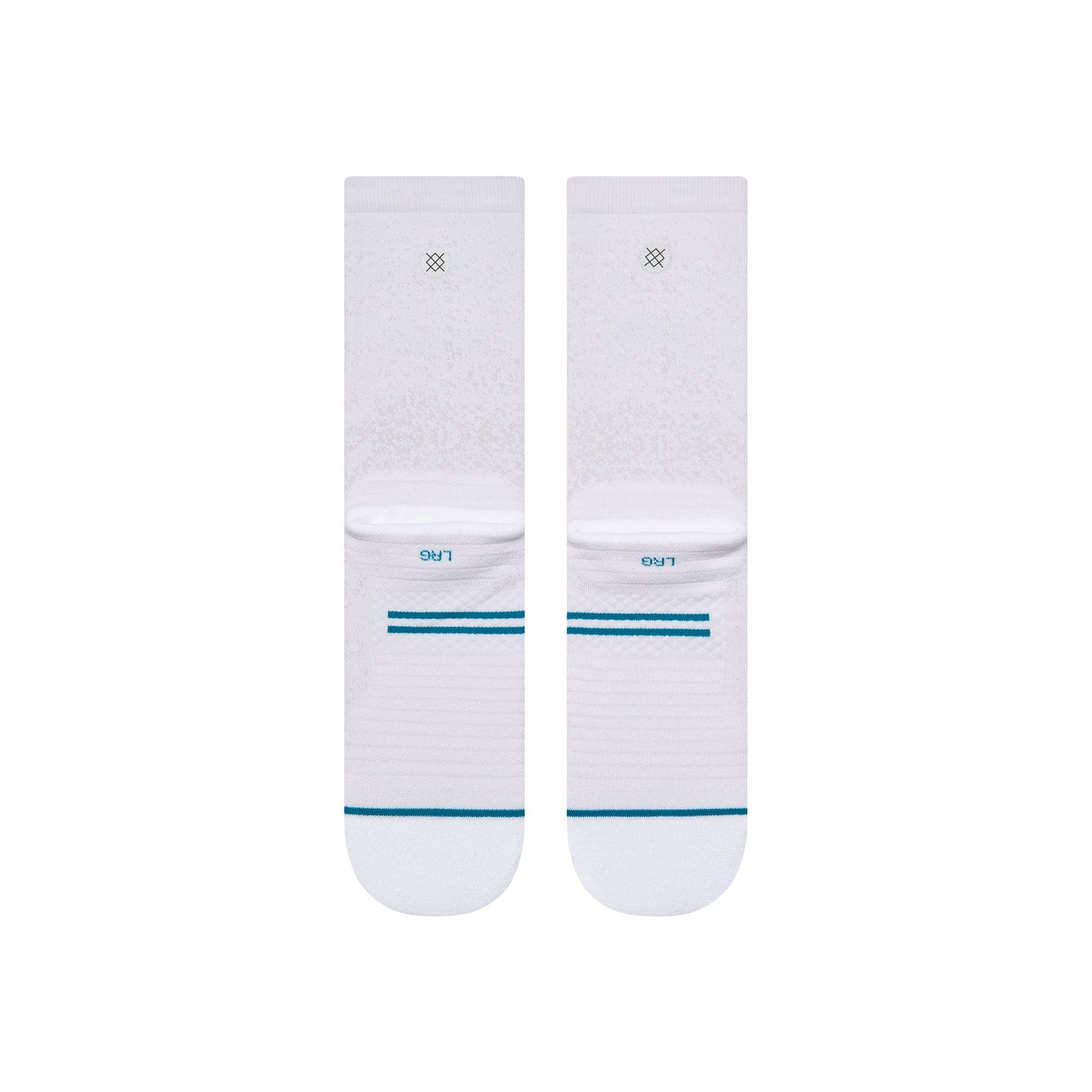 Stance Run Light Crew Sock White