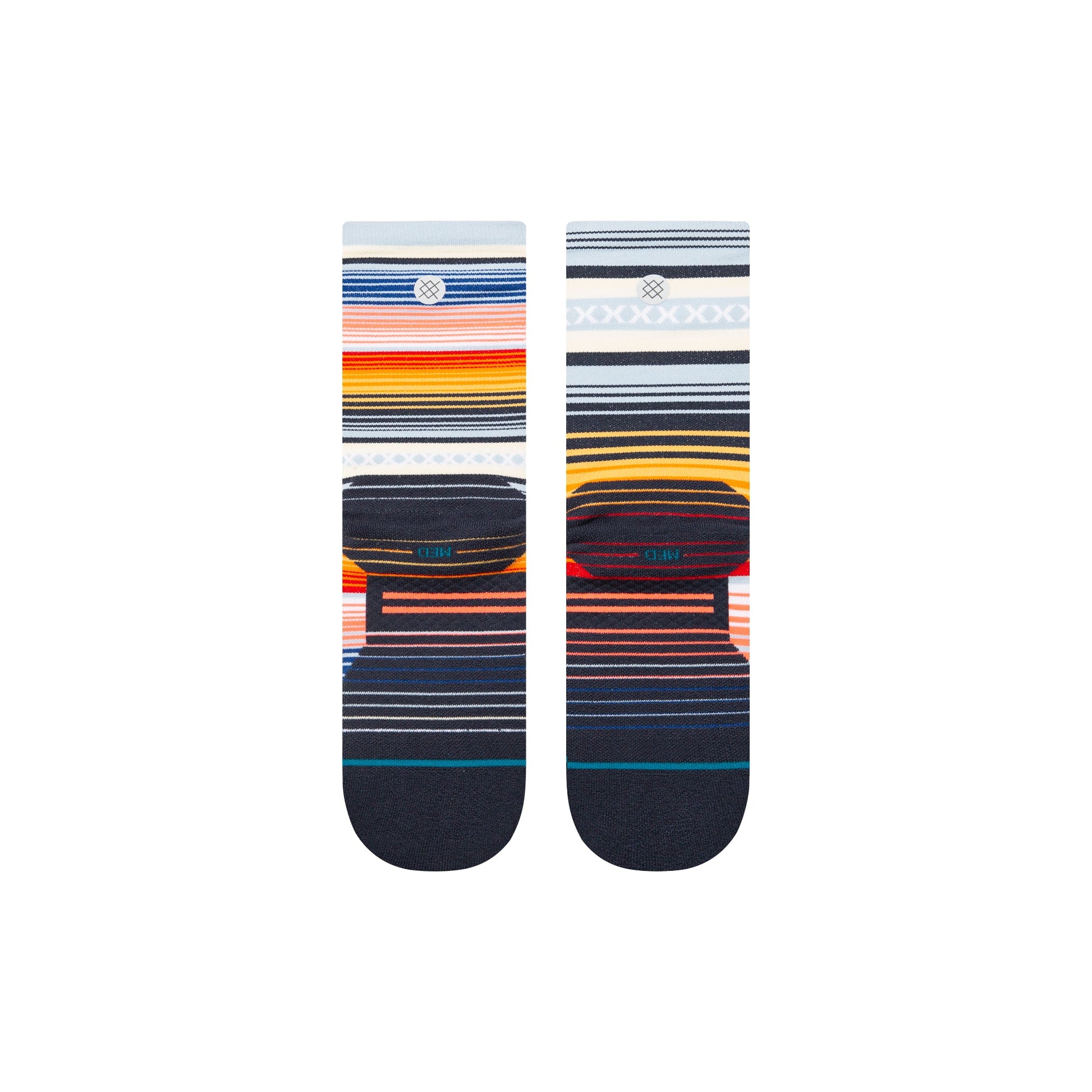 Stance Curren Light Crew Sock Ice Blue