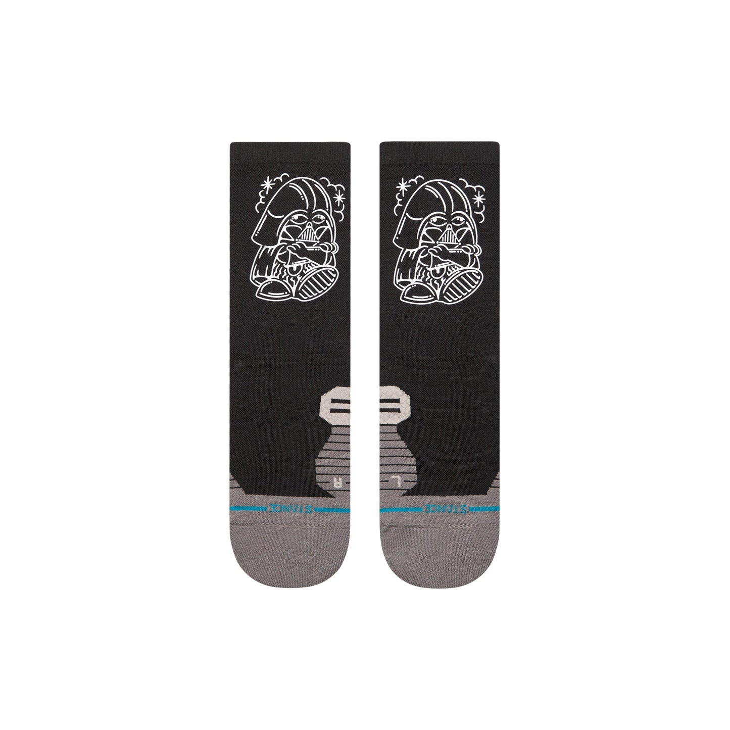 Stance Dj Darth Light Crew Sock Black 