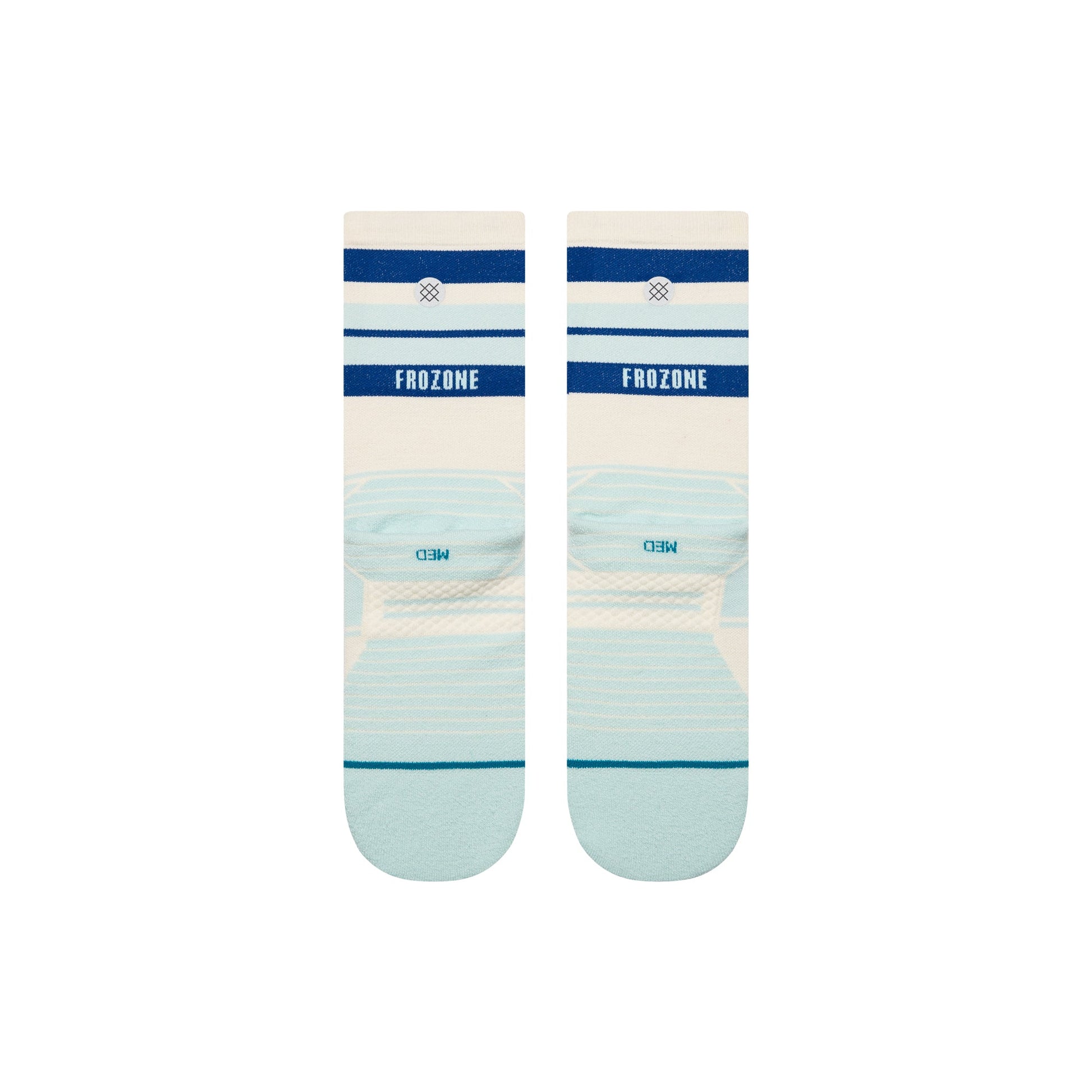 Stance Frozone Light Crew Sock Light Blue 