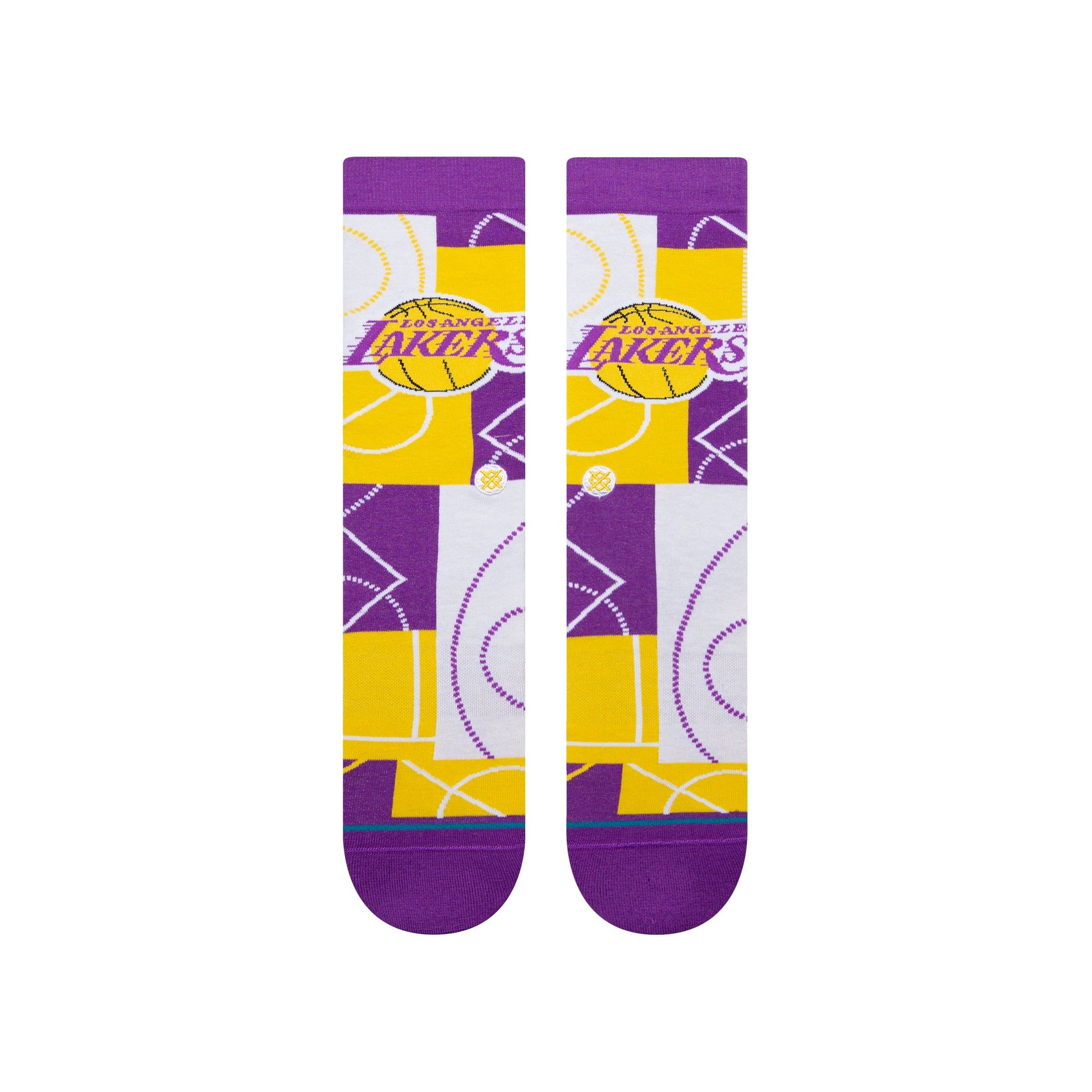 Stance Zone LA Lakers Crew Sock Purple