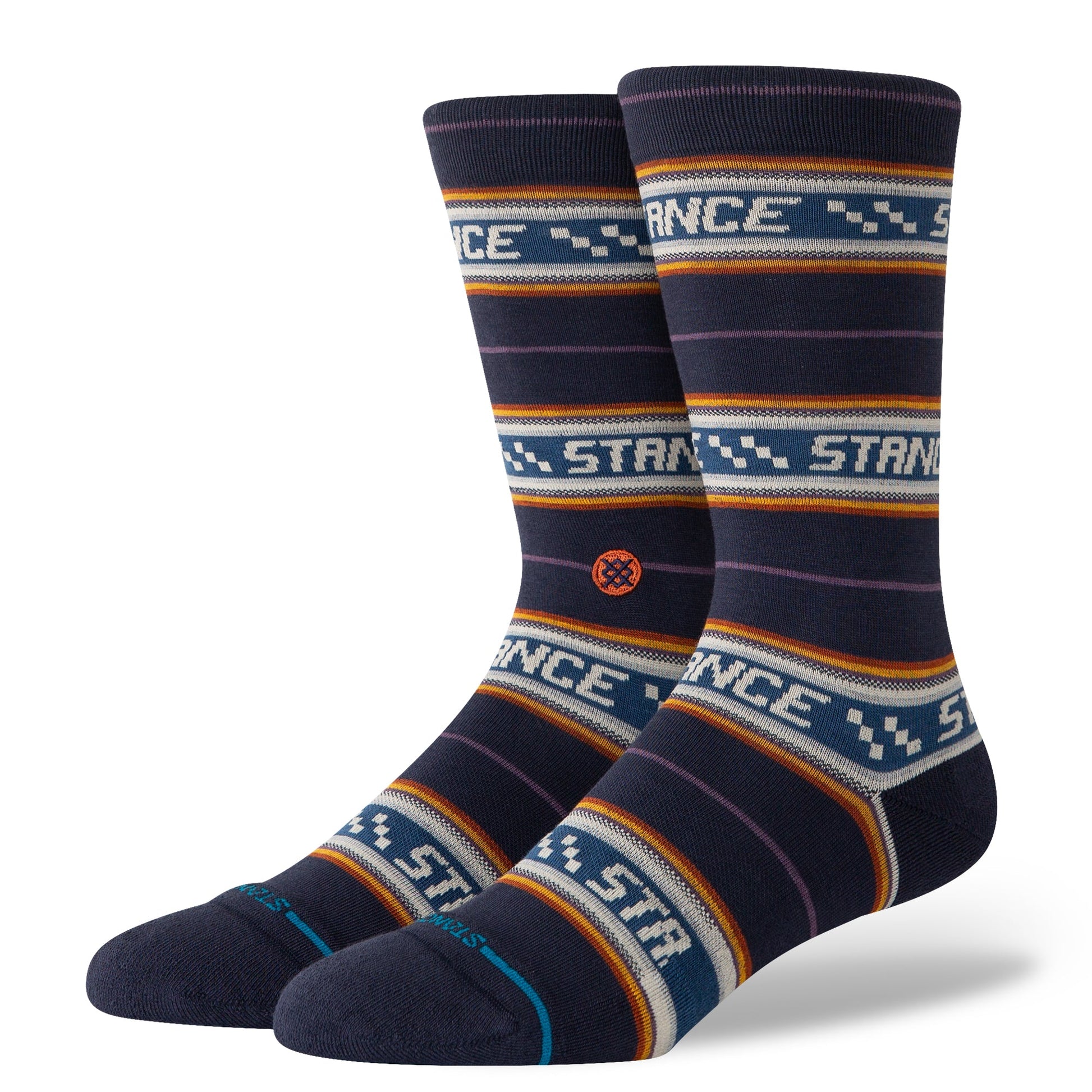 Stance Flowrider Crew Sock Navy 