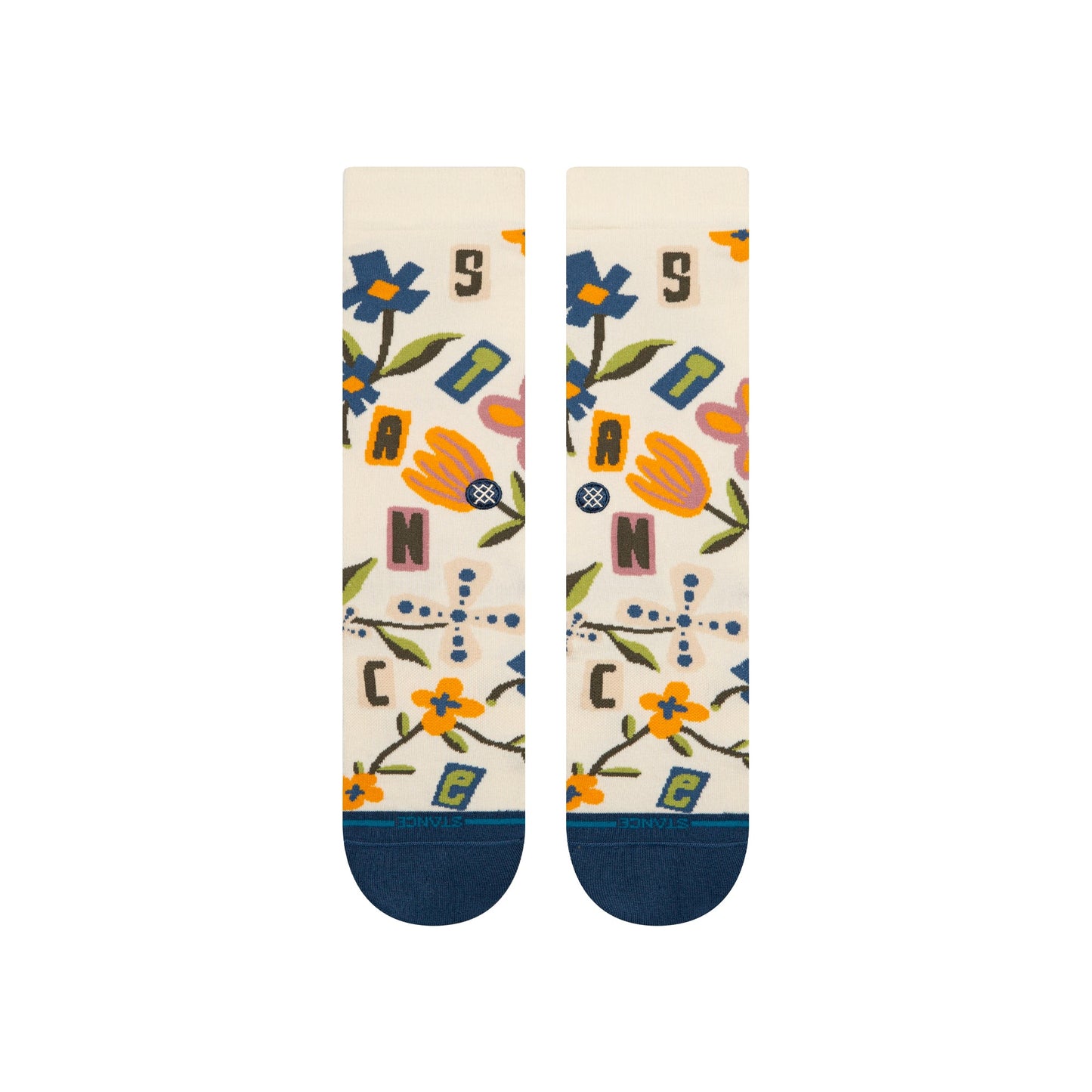 Stance Harvest Crew Sock Canvas 