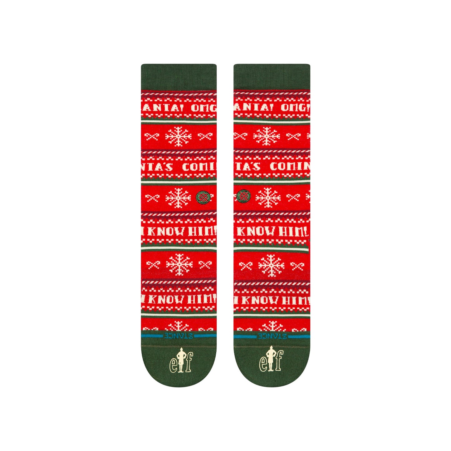 Stance I Know Him Crew Sock Red 