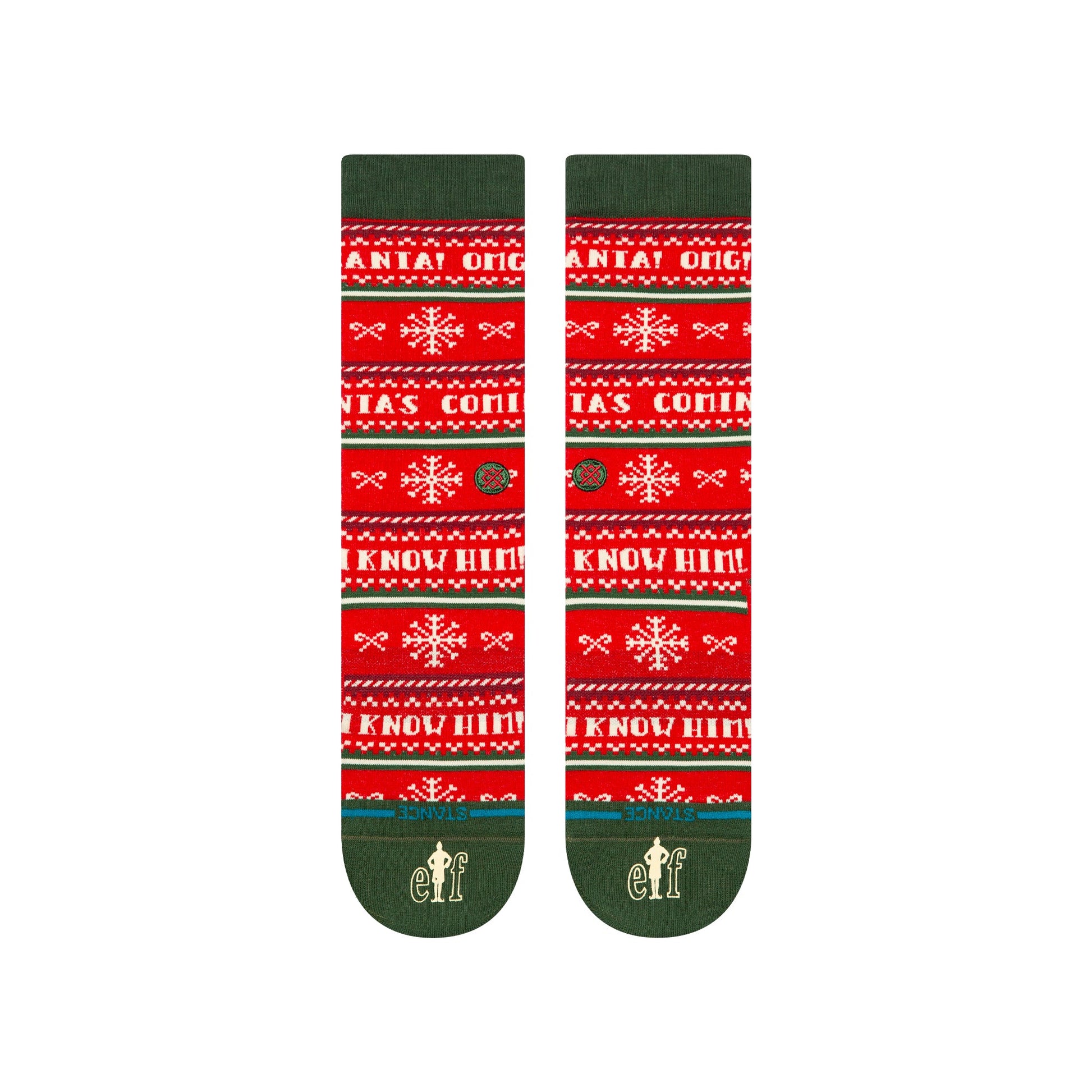 Stance I Know Him Crew Sock Red 