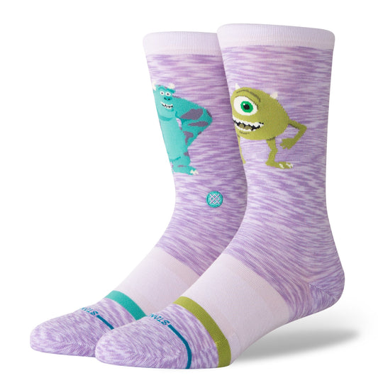 Stance Scare Floor Crew Sock Lavender 