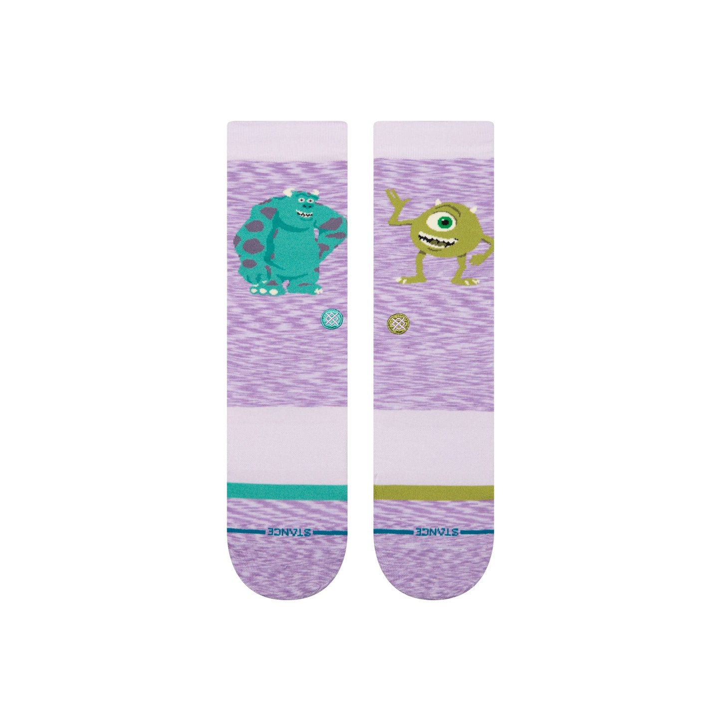 Stance Scare Floor Crew Sock Lavender 