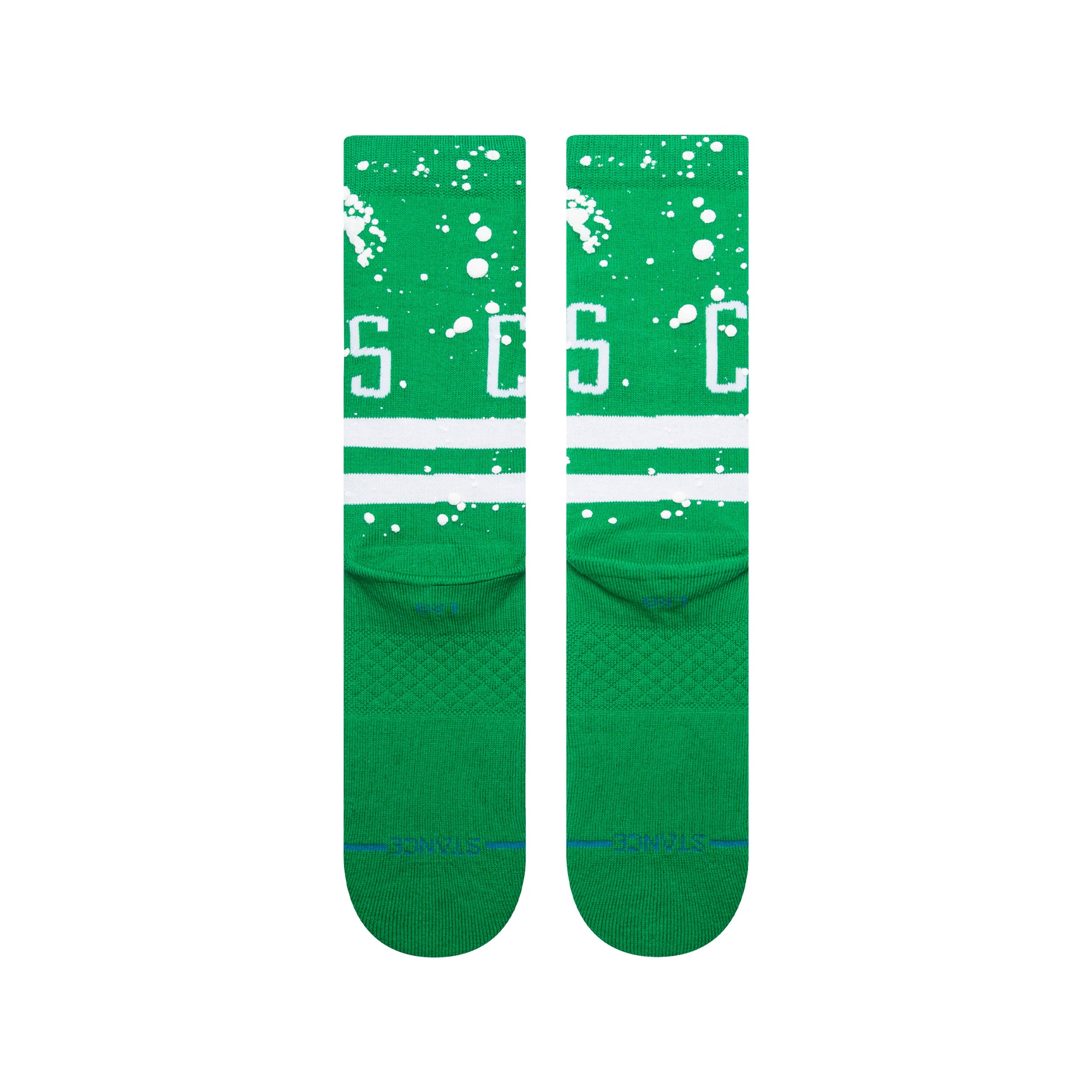 Stance Overspray Boston Celtics Crew Sock Green