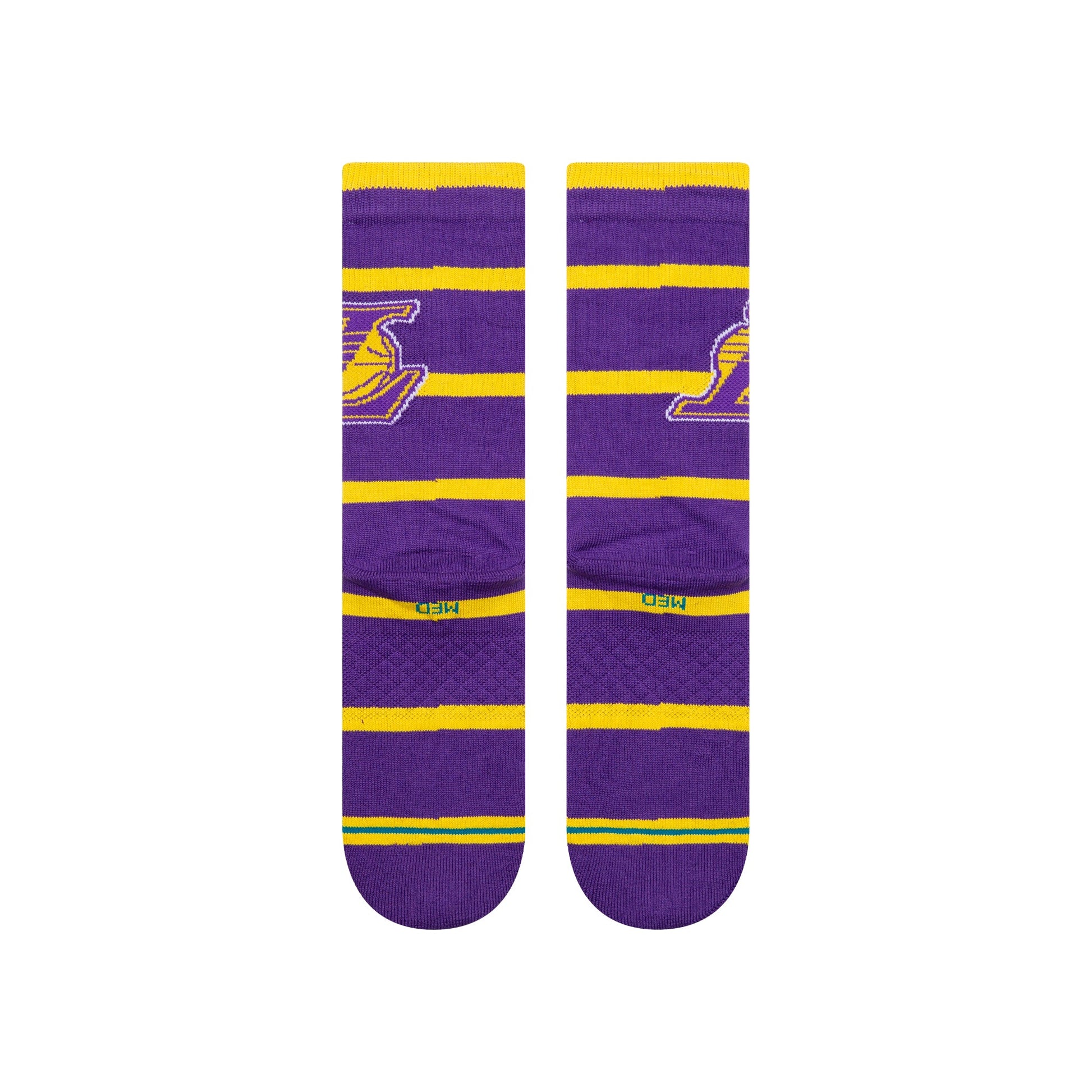 Stance Prep Los Angeles Lakers Crew Sock Purple