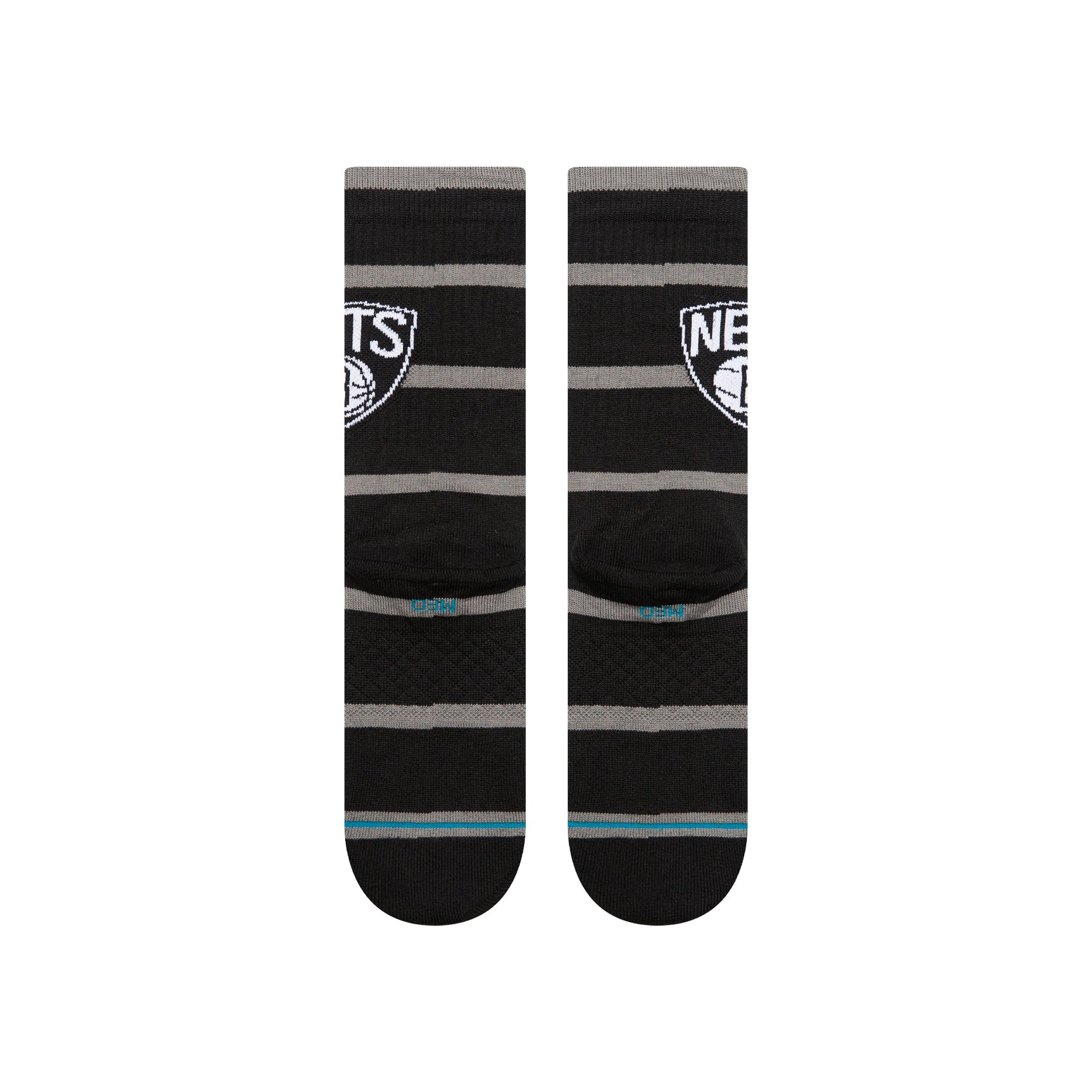 Stance Prep Brooklyn Nets Crew Sock Black