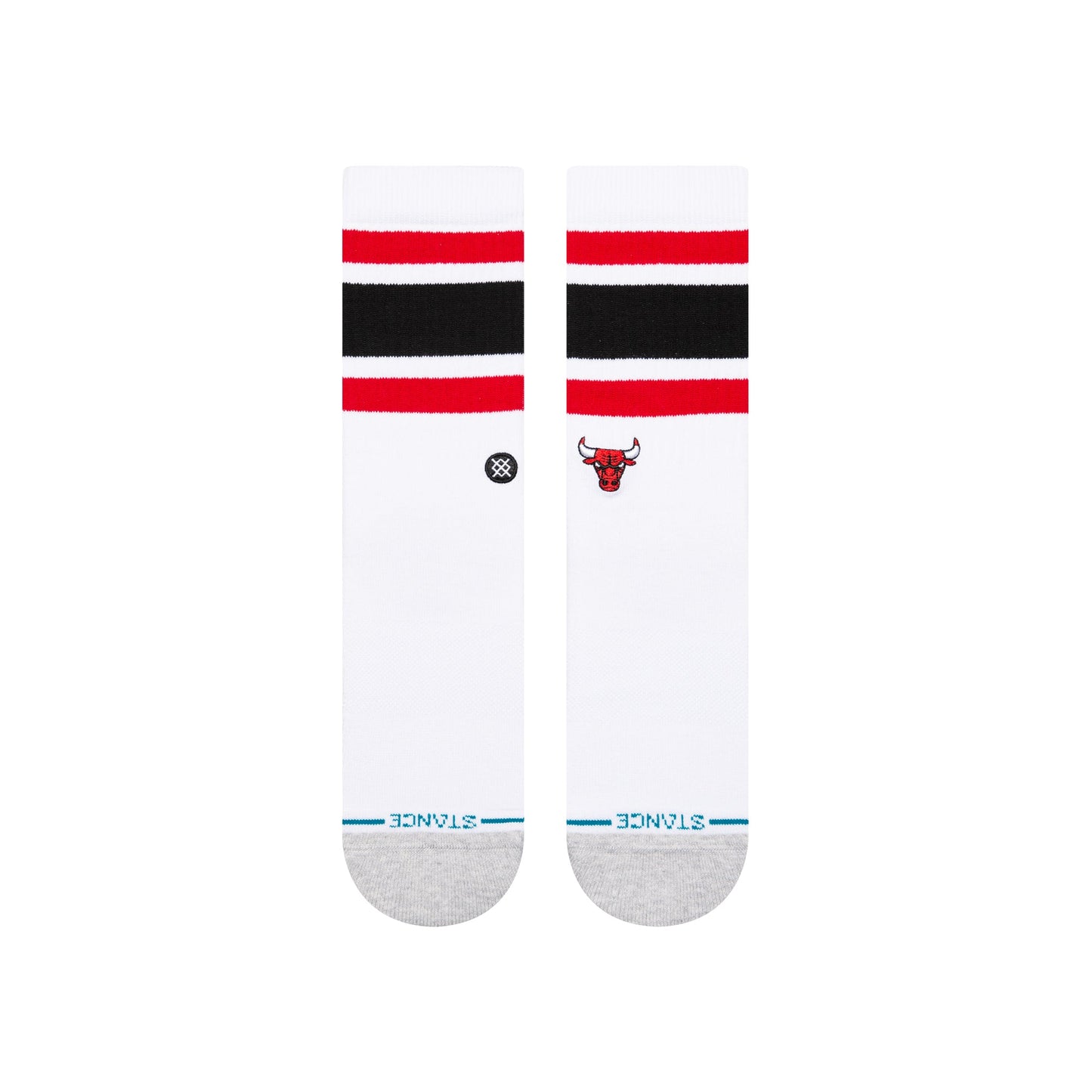 Stance Tube Chicago Bulls Crew Sock White