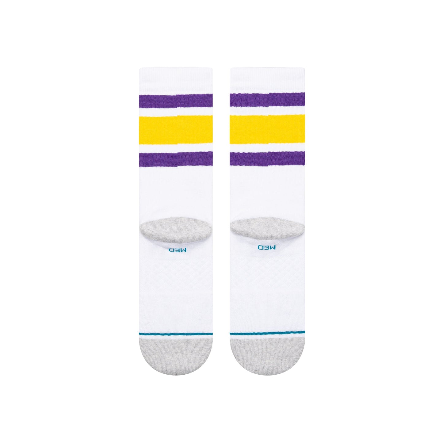 Stance Tube Los Angeles Lakers Crew Sock White