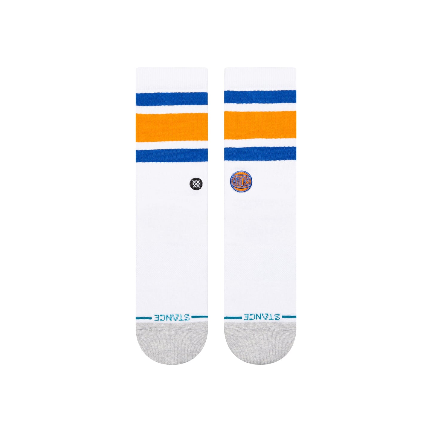 Stance Tube New York Knicks Crew Sock White