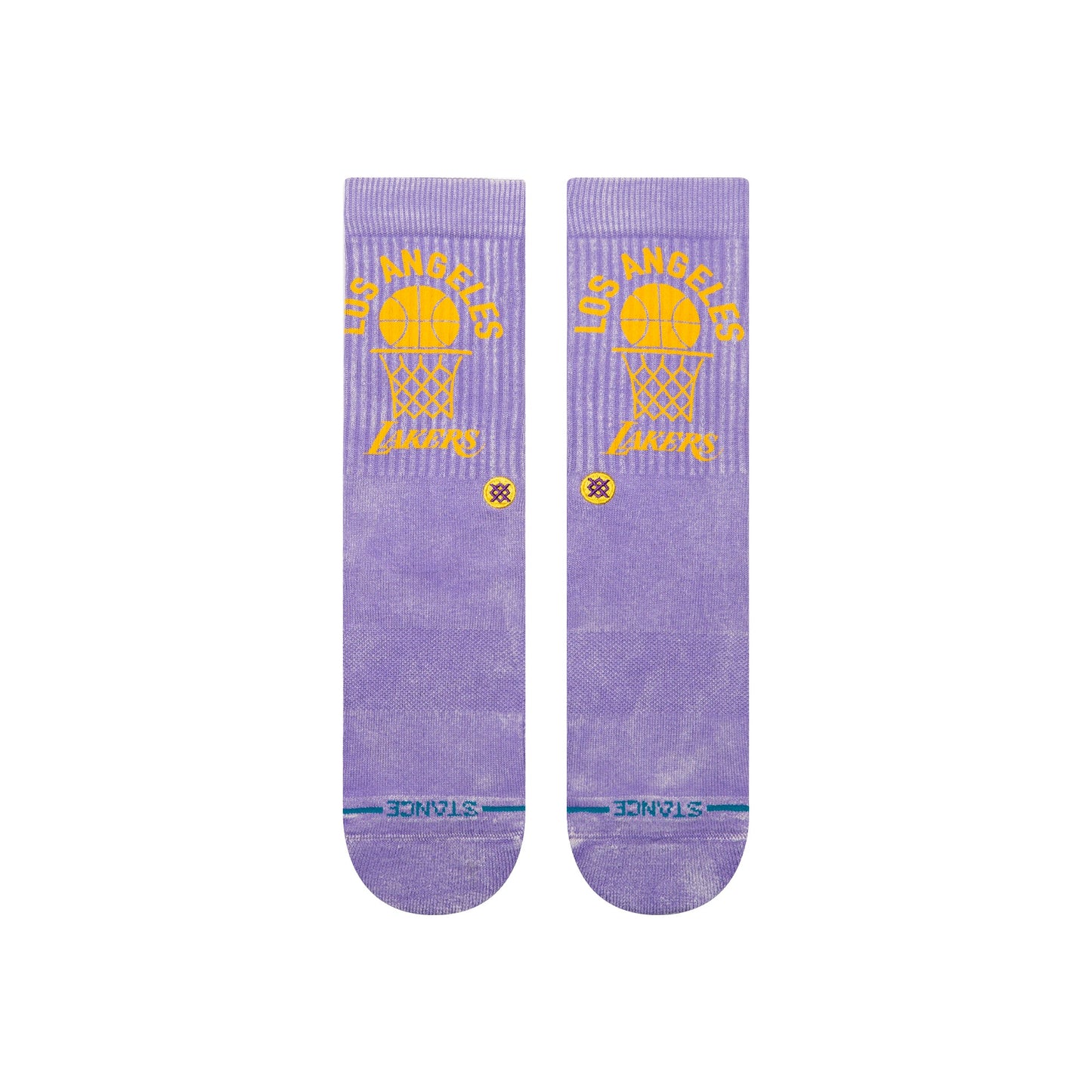 Stance Vinatage Los Angeles Lakers Crew Sock Purple