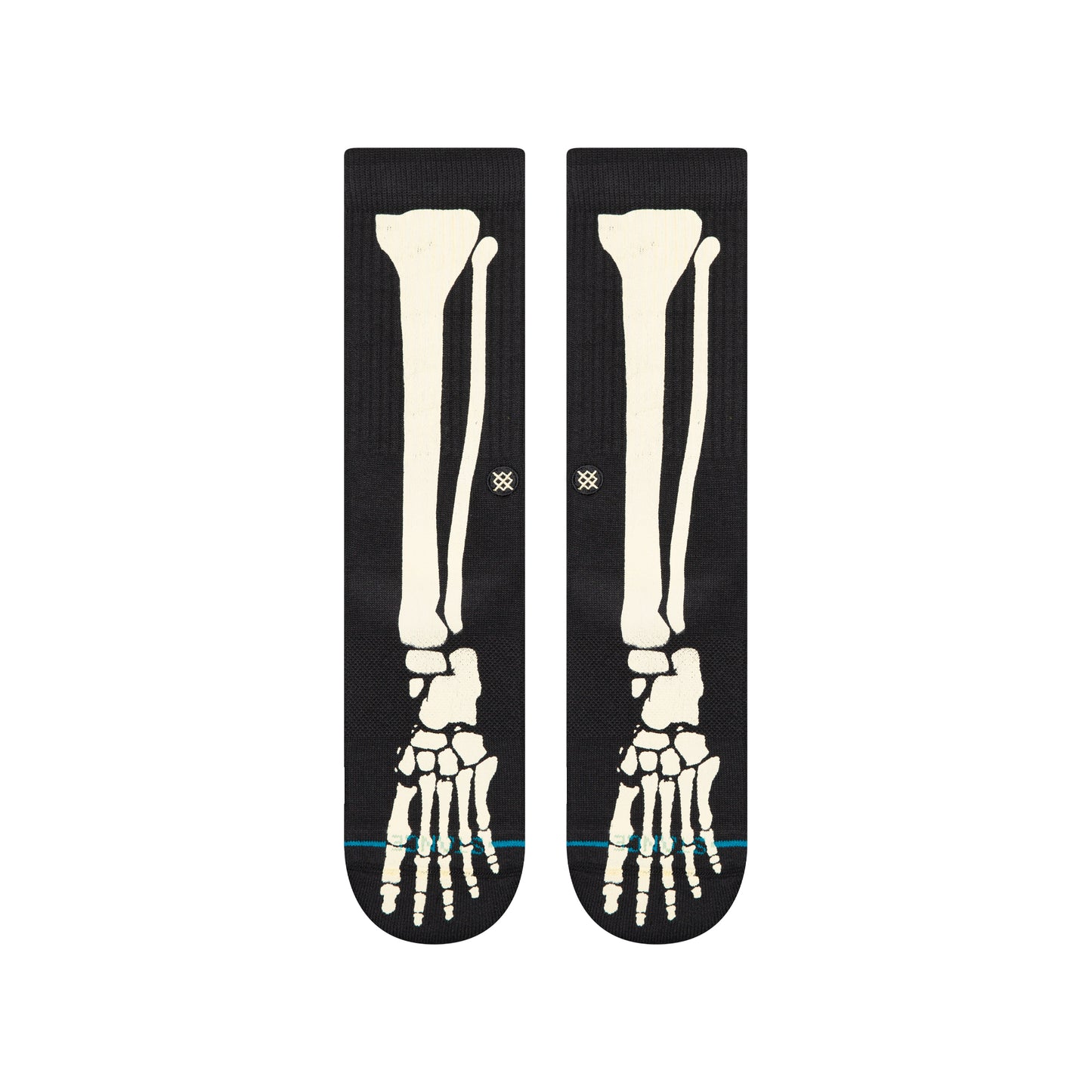 Stance Bonez Crew Sock Black